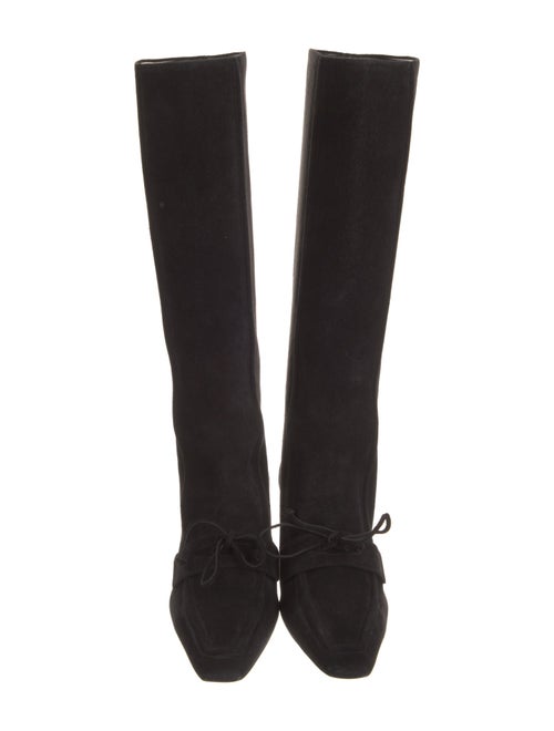 Burberry Suede Riding Boots