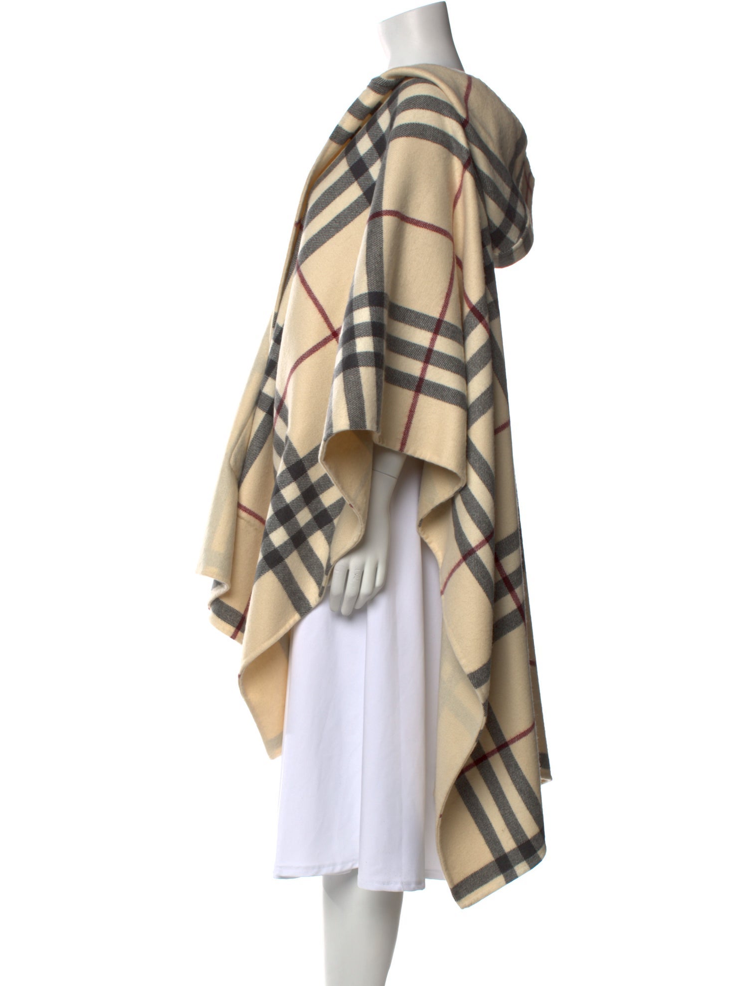 Burberry Merino Wool Plaid Print Sweater