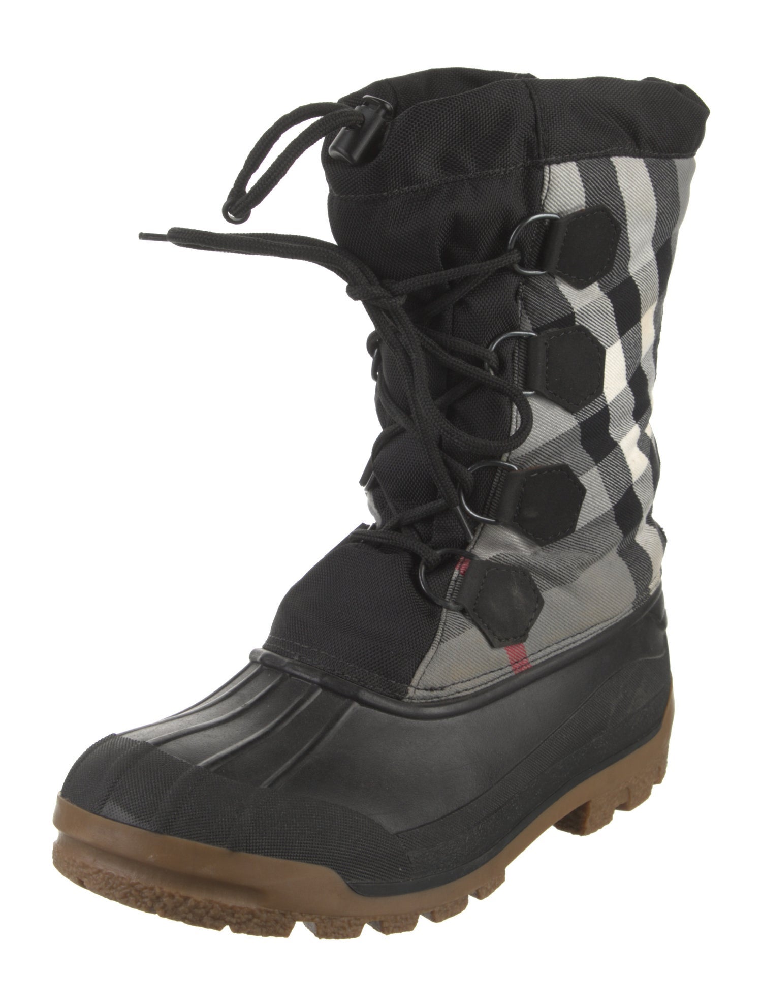 Burberry House Check Pattern Rubber Rain Boots