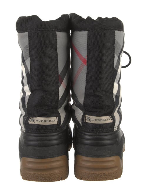 Burberry House Check Pattern Rubber Rain Boots
