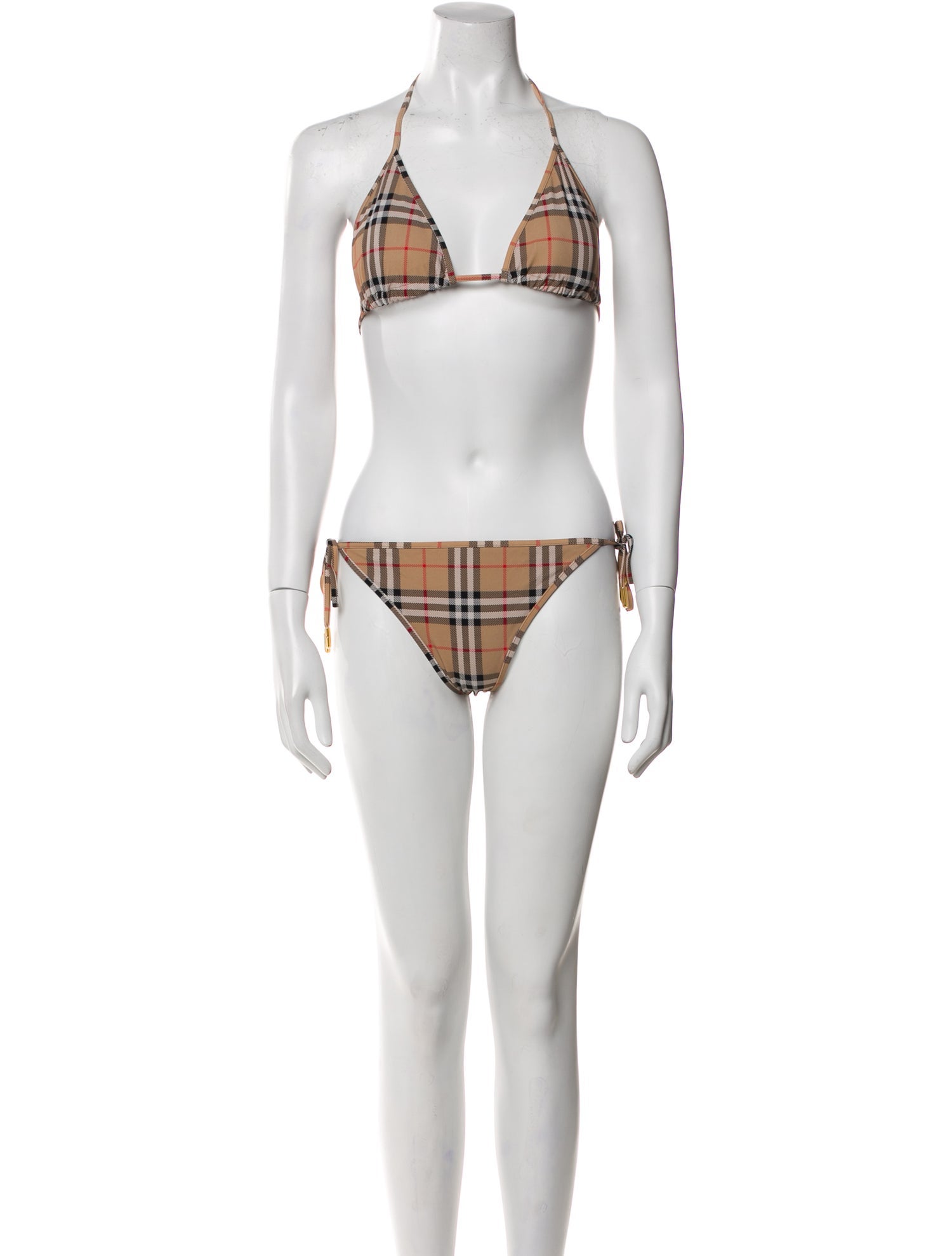 Burberry Plaid Print Bikini