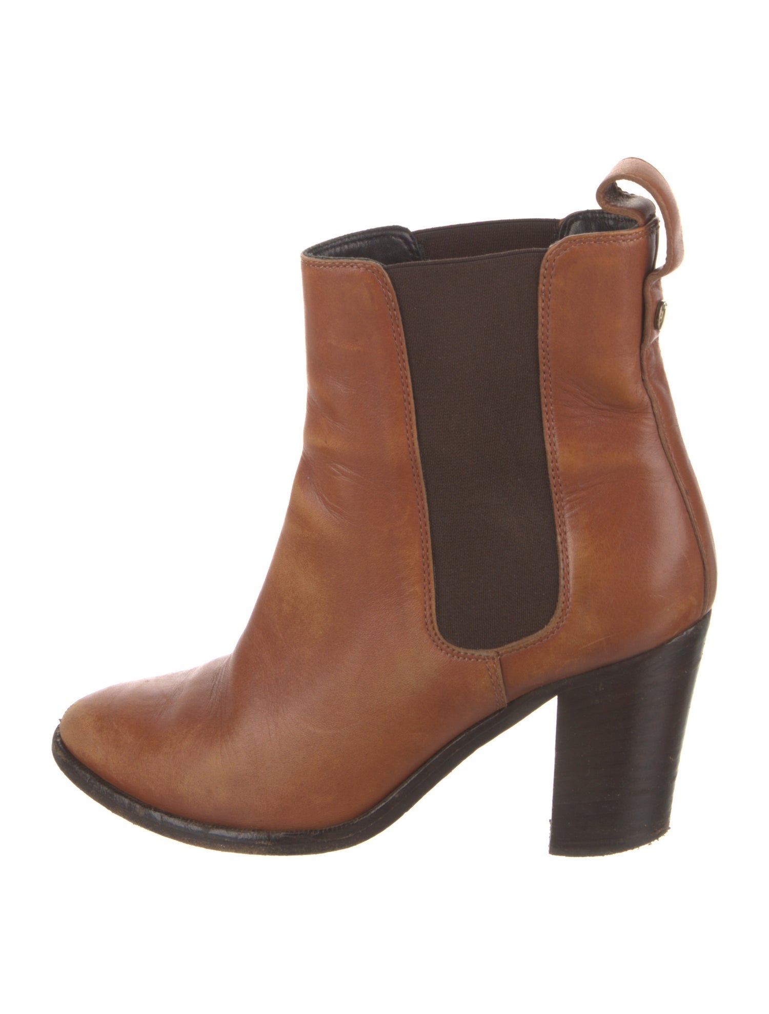 Burberry Leather Chelsea Boots