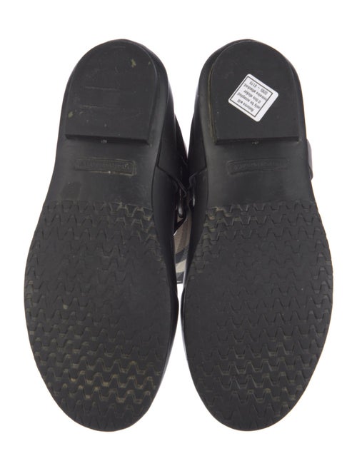 Burberry Nova Check Pattern Canvas Rain Boots