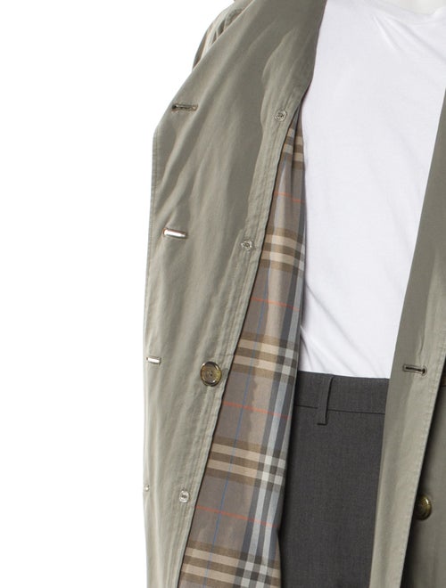 Burberry Nova Check Pattern Trench Coat