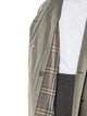 Burberry Nova Check Pattern Trench Coat