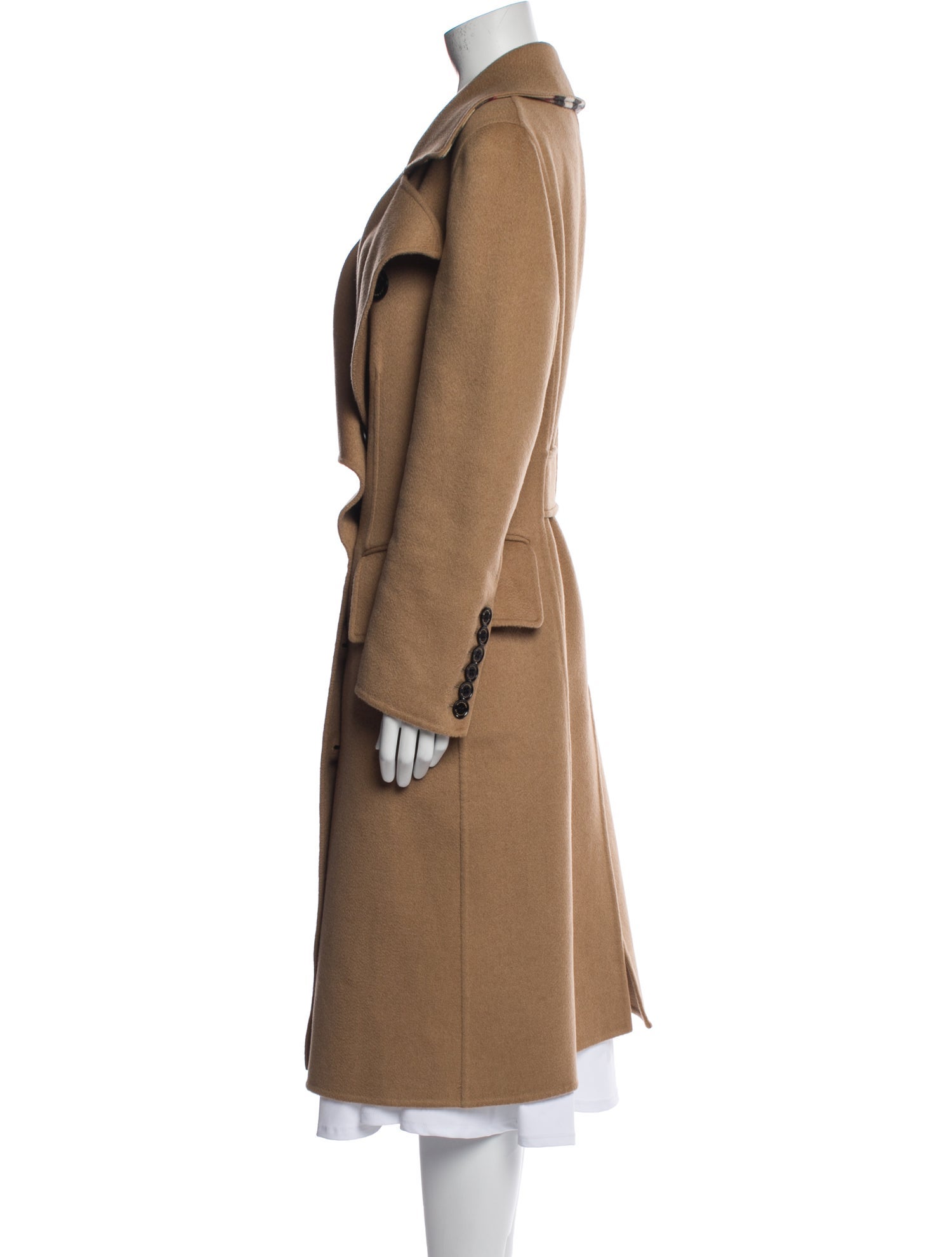 Burberry Camel Hair Trench Coat