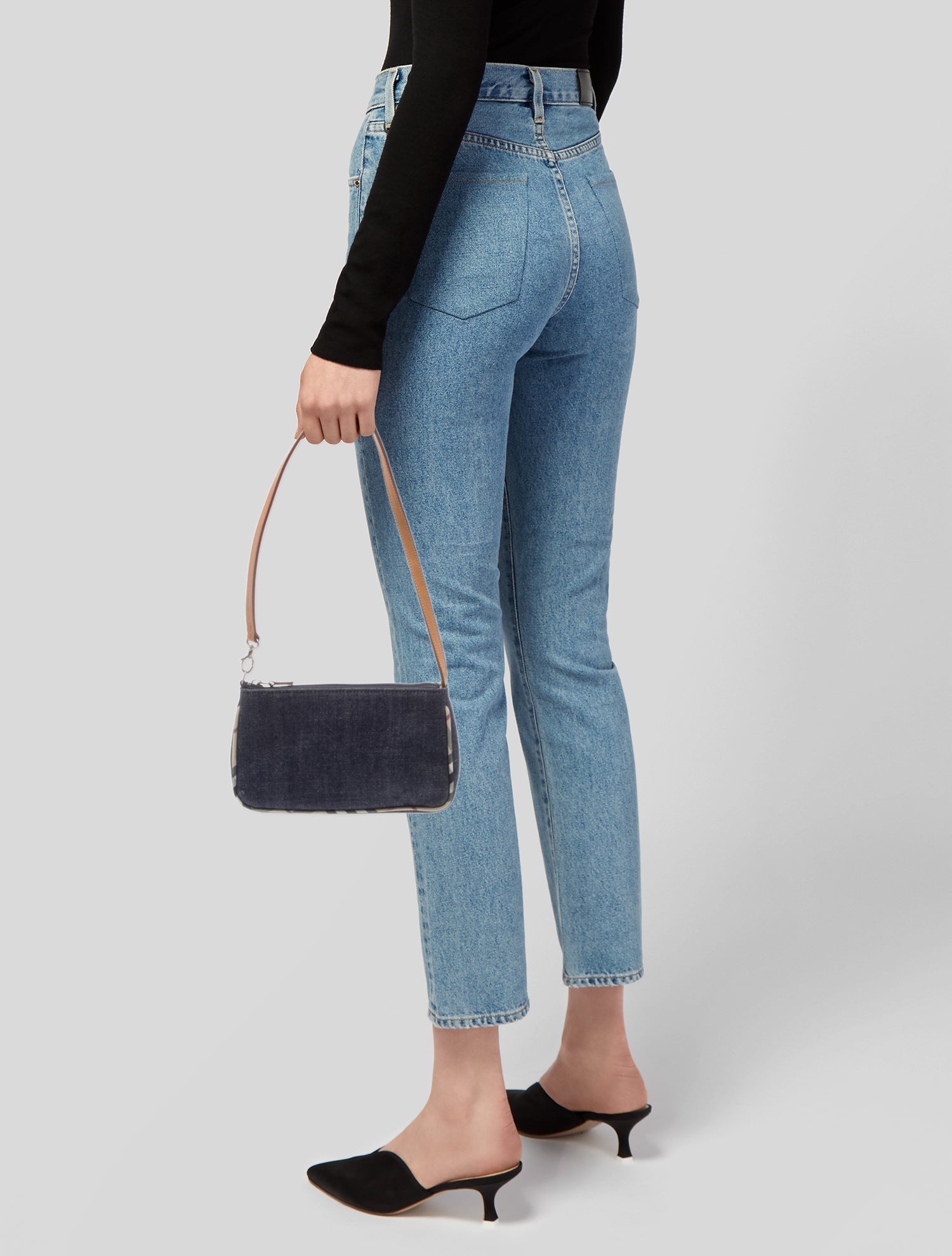 Burberry London Denim Shoulder Bag