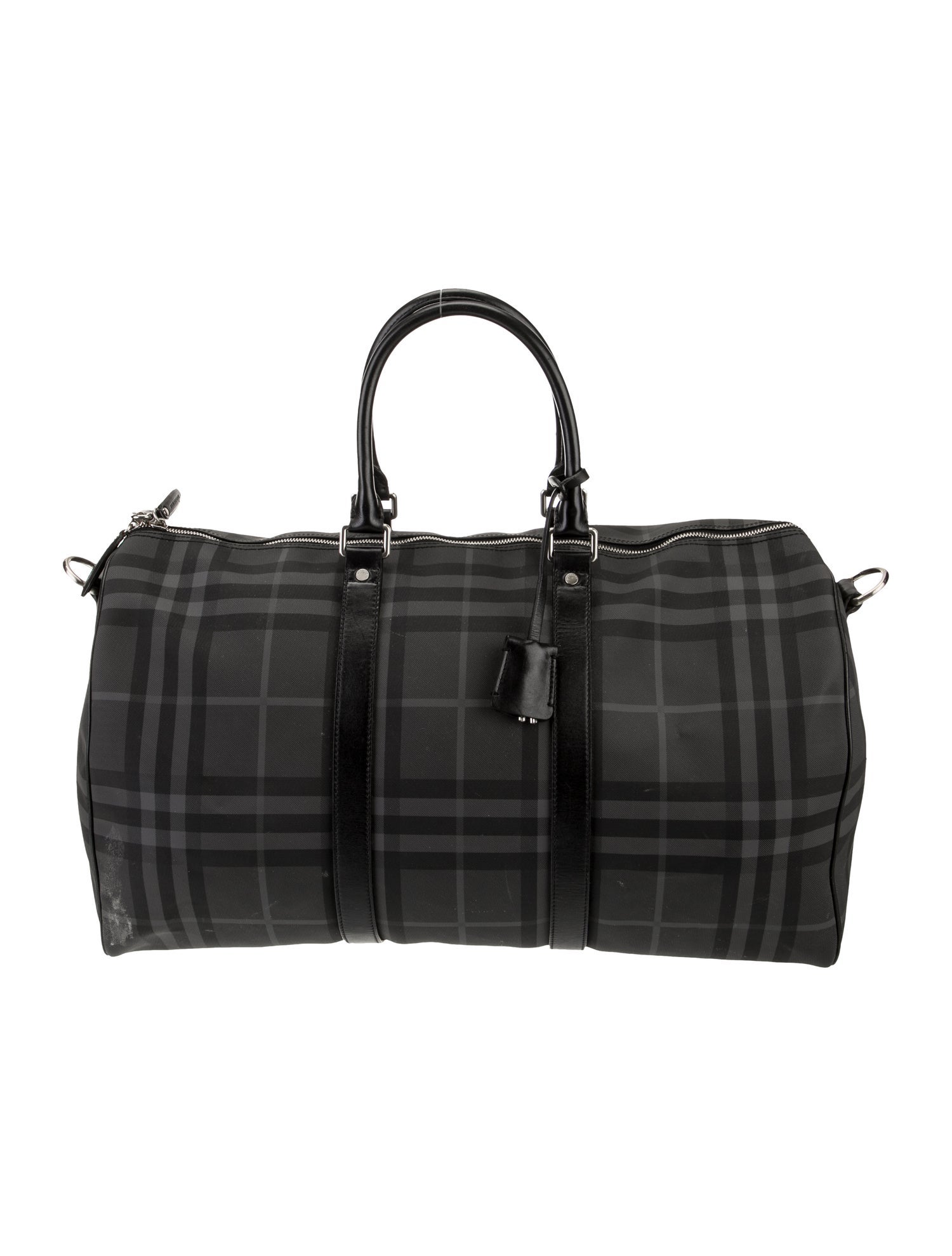 Burberry Smoked Check Weekender Bag