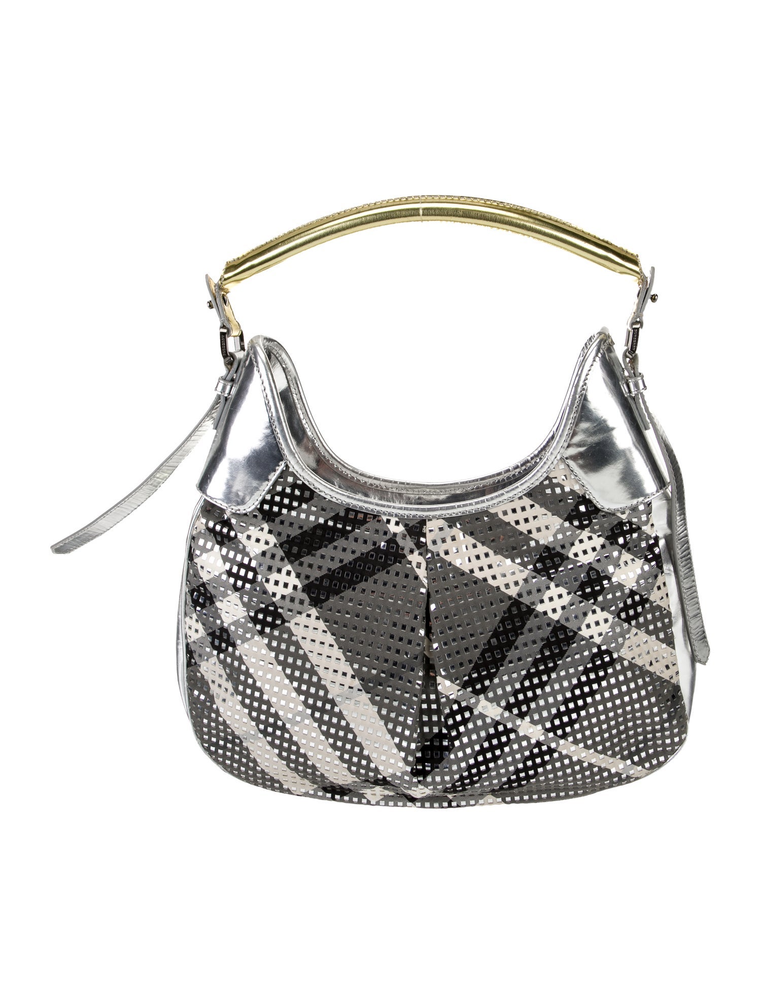 Burberry Patent Leather Shoulder Bag