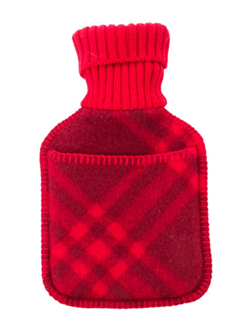Burberry Check Wool Hot Water Bottle Set