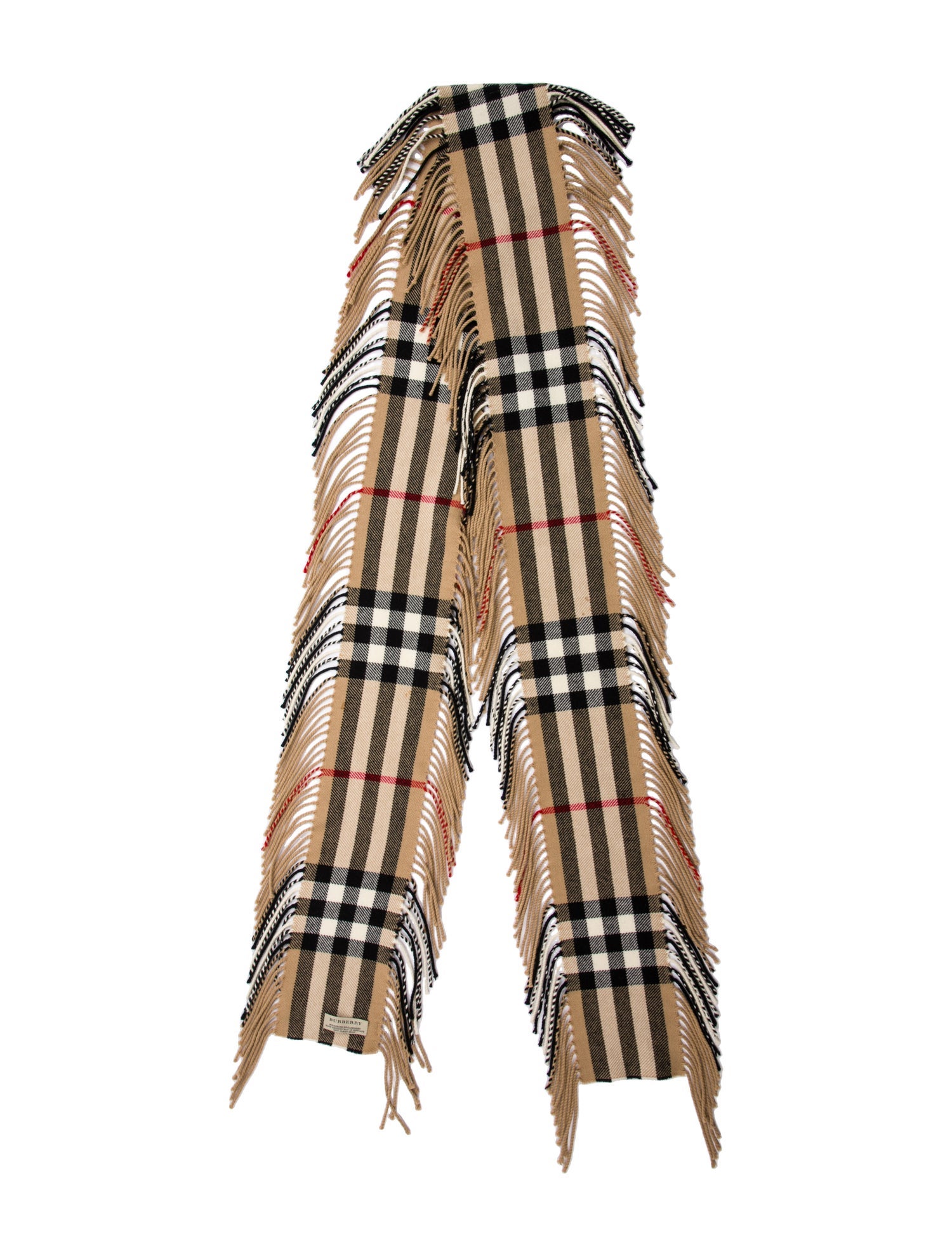 Burberry Merino Wool Striped Scarf