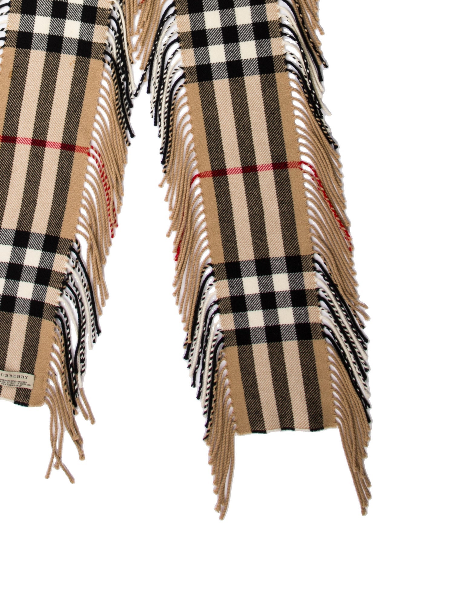 Burberry Merino Wool Striped Scarf