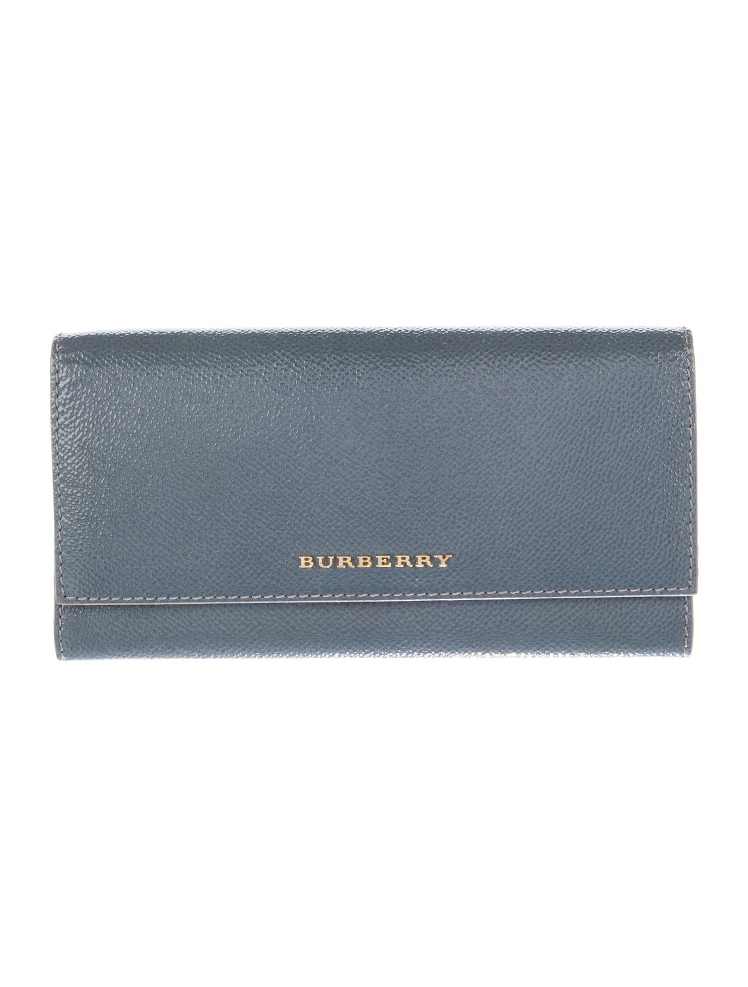 Burberry Patent Leather Continental Wallet