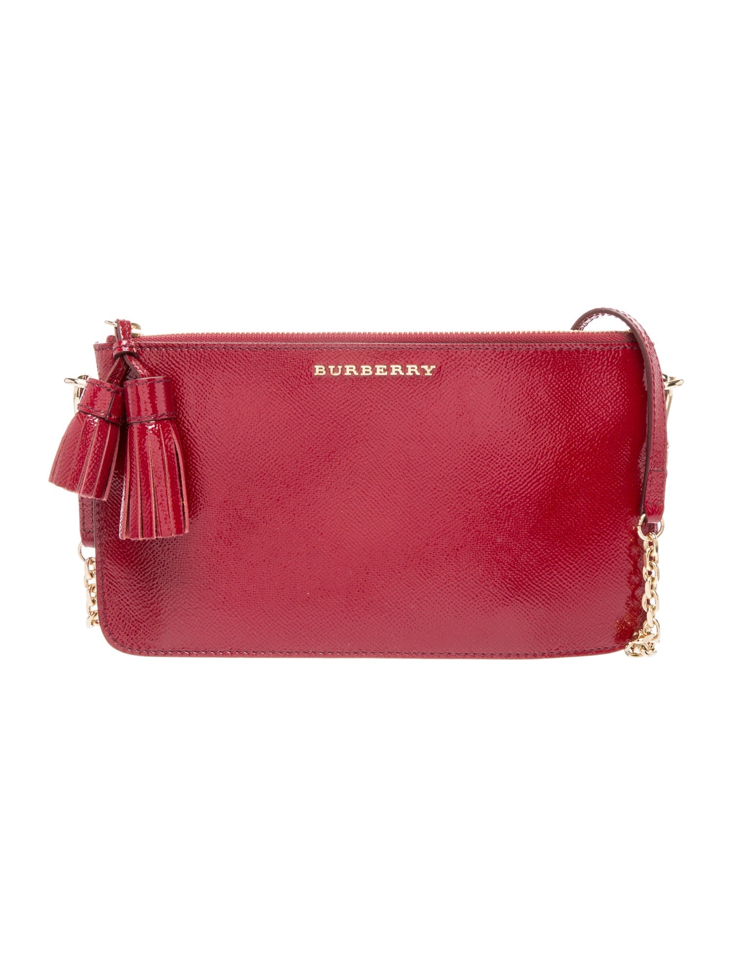 Burberry Patent Leather Crossbody Bag