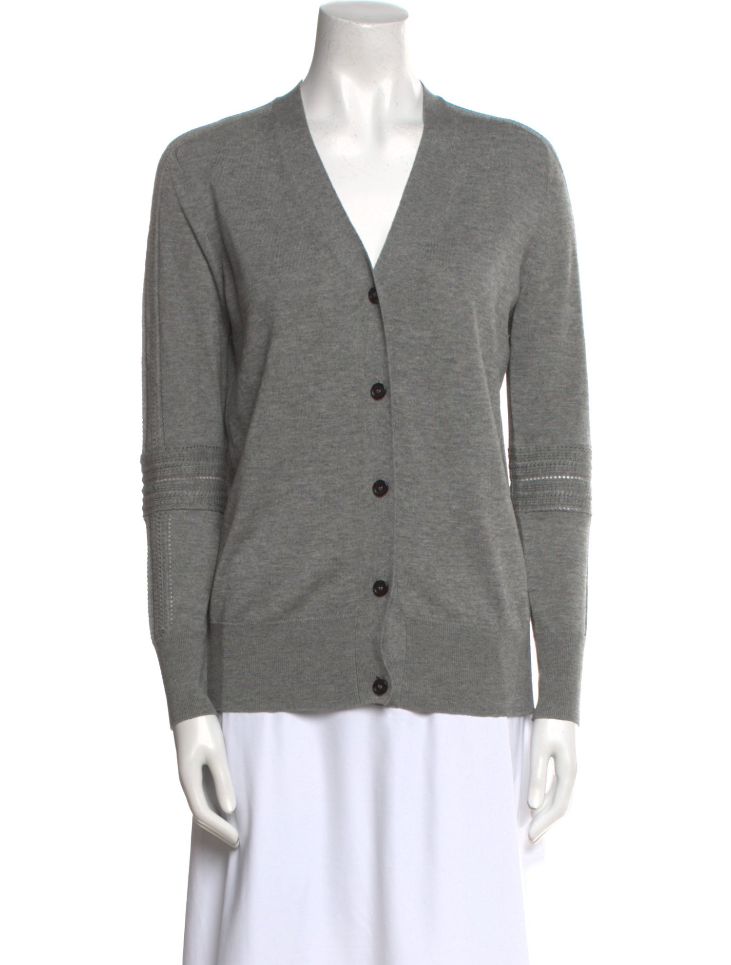 Burberry Silk V-Neck Sweater