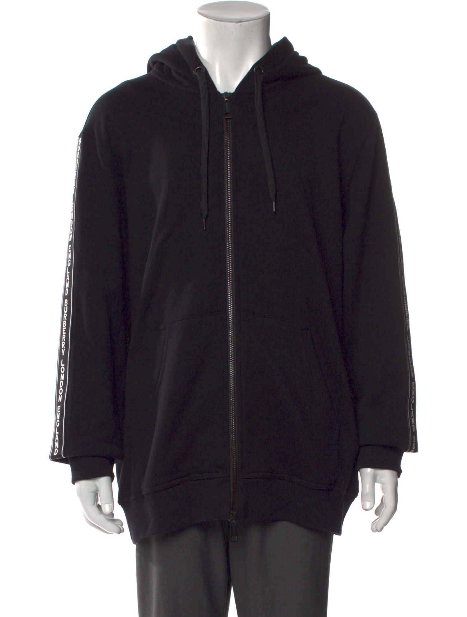 Burberry V-Neck Long Sleeve Hoodie