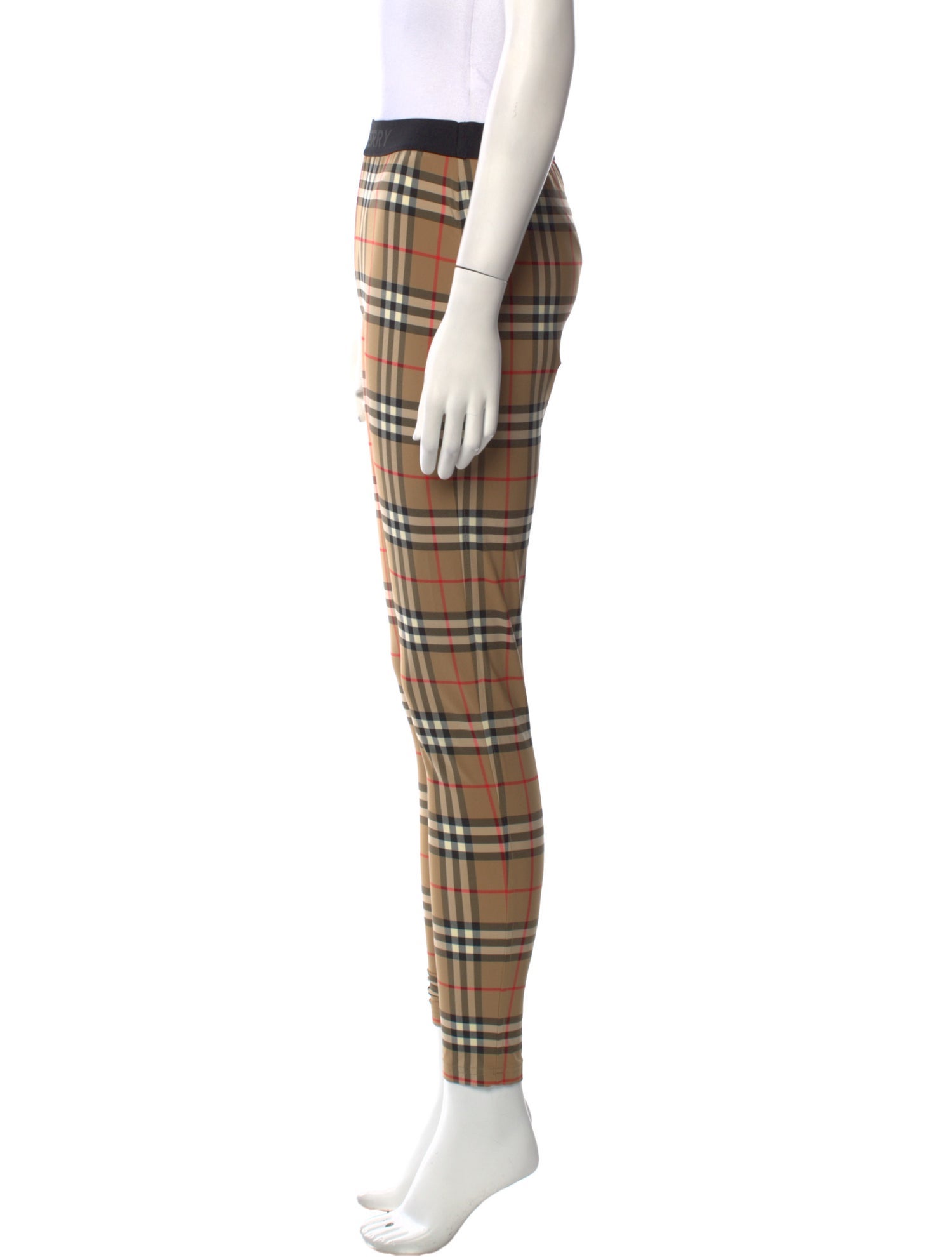 Burberry Nylon Skinny Leg Pants