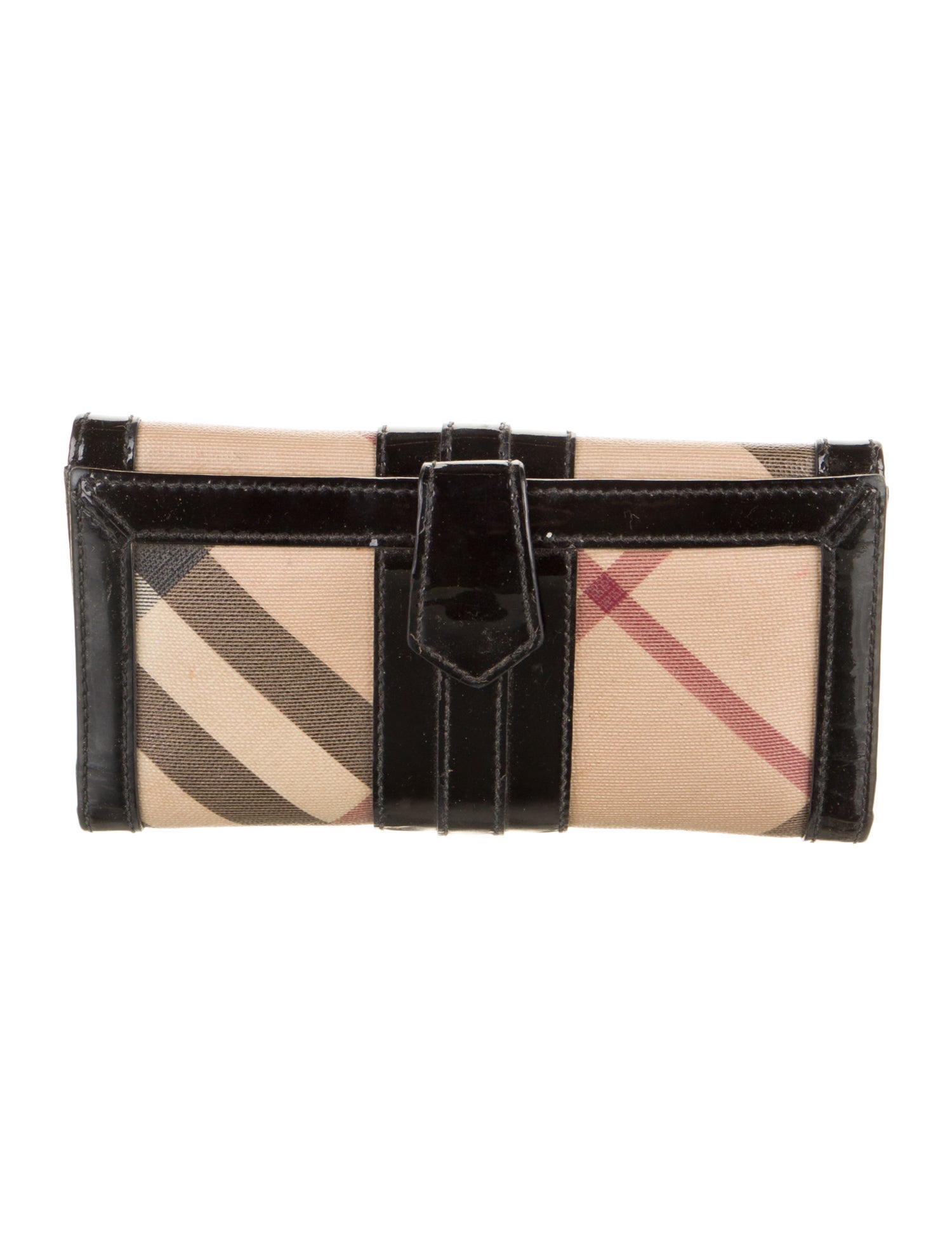 Burberry Nova Check Pattern Continental Wallet