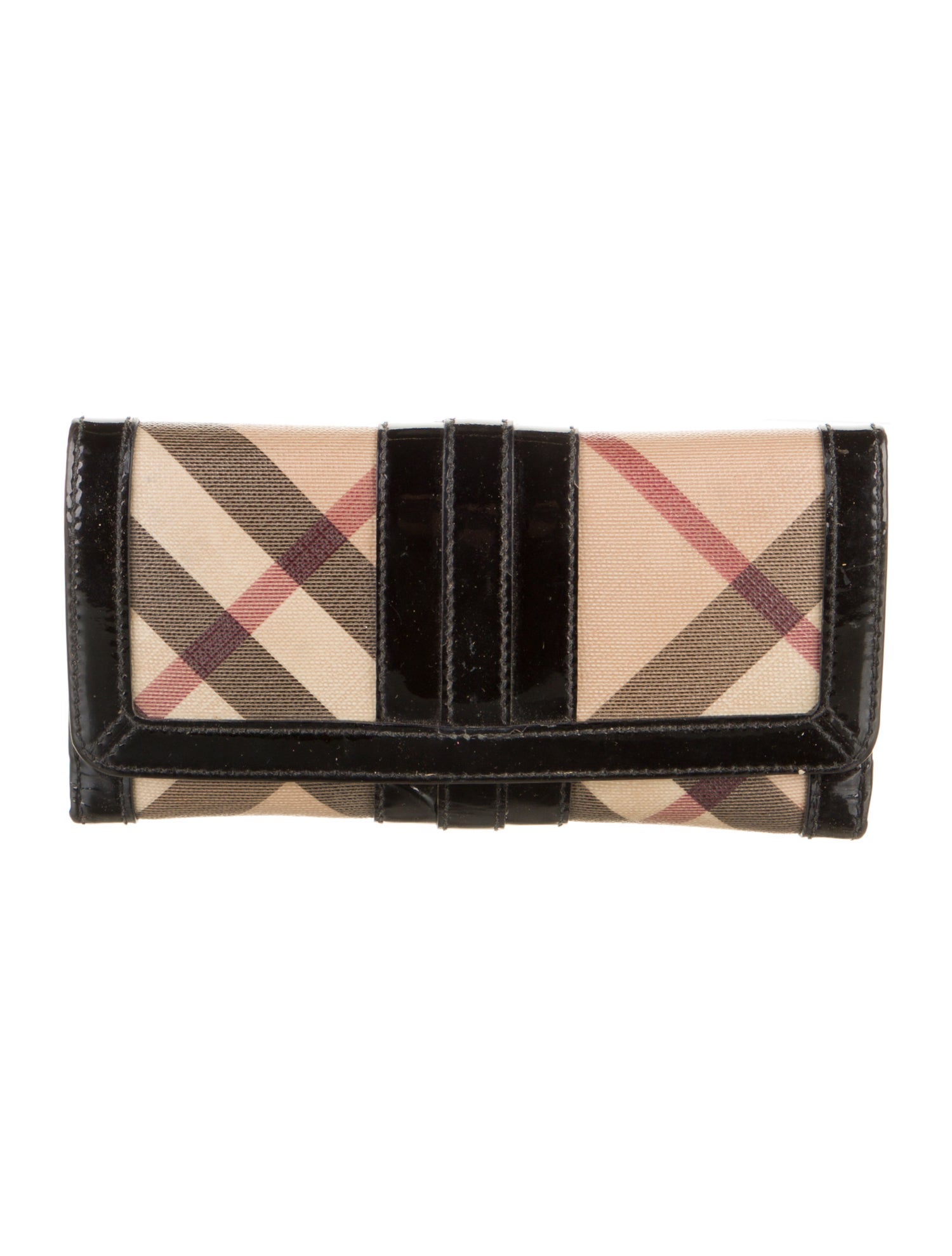 Burberry Nova Check Pattern Continental Wallet