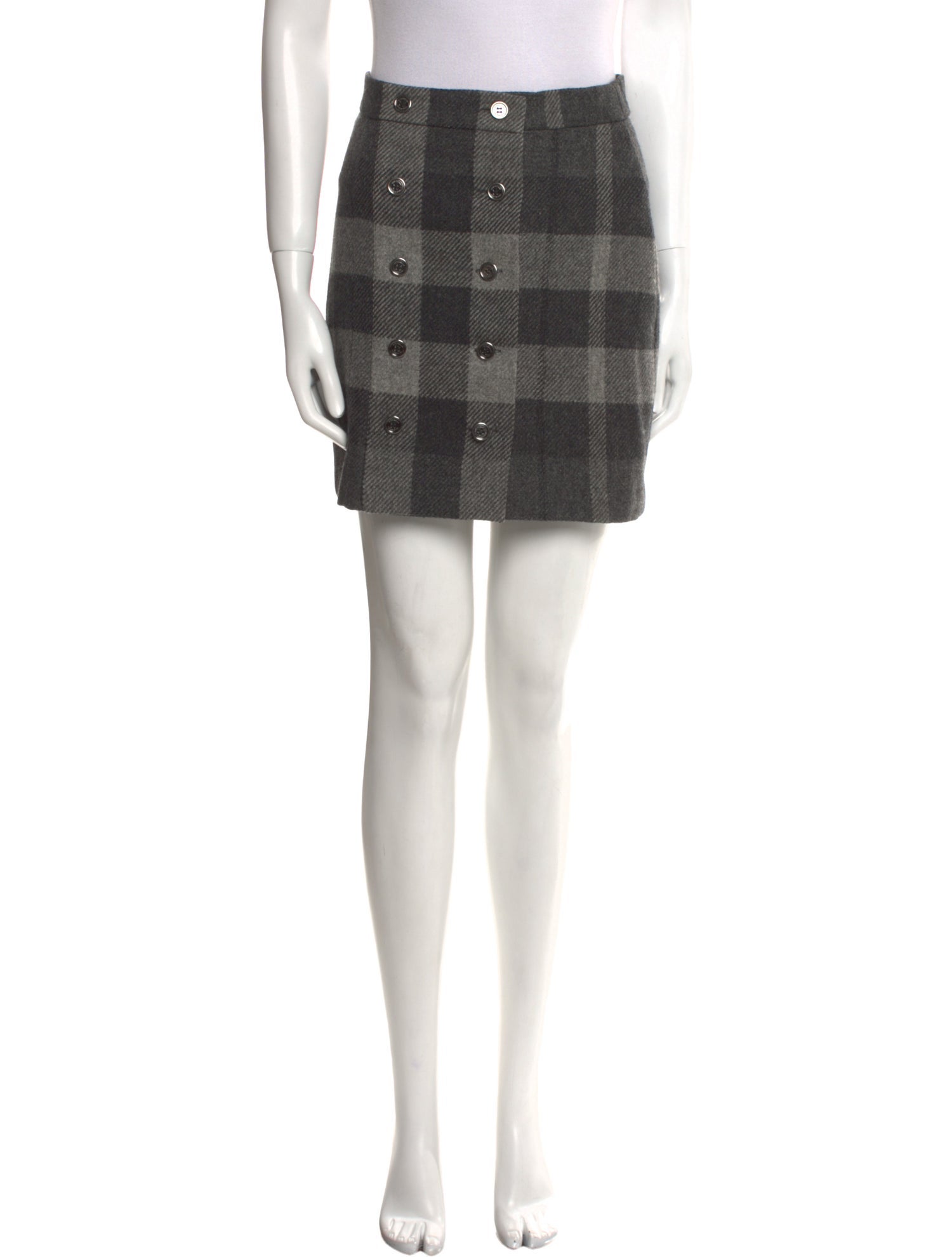 Burberry London Wool Mini Skirt