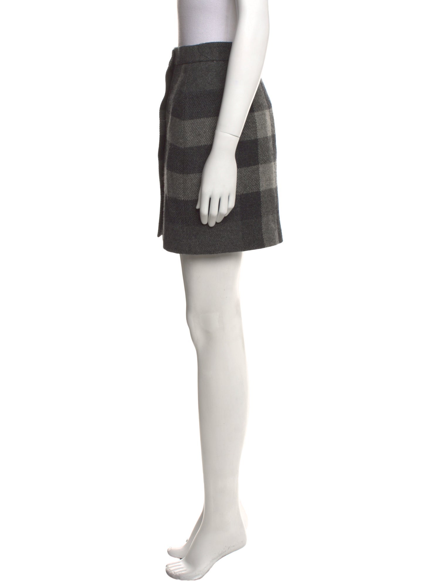 Burberry London Wool Mini Skirt