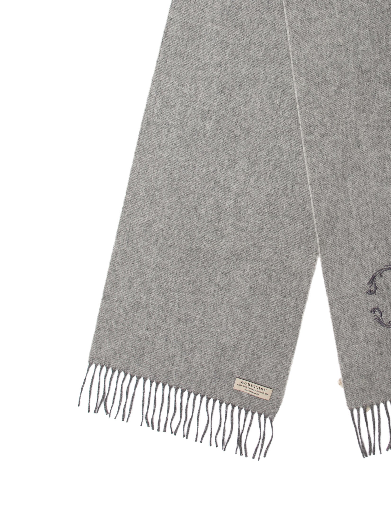 Burberry Cashmere Graphic Print Scarf