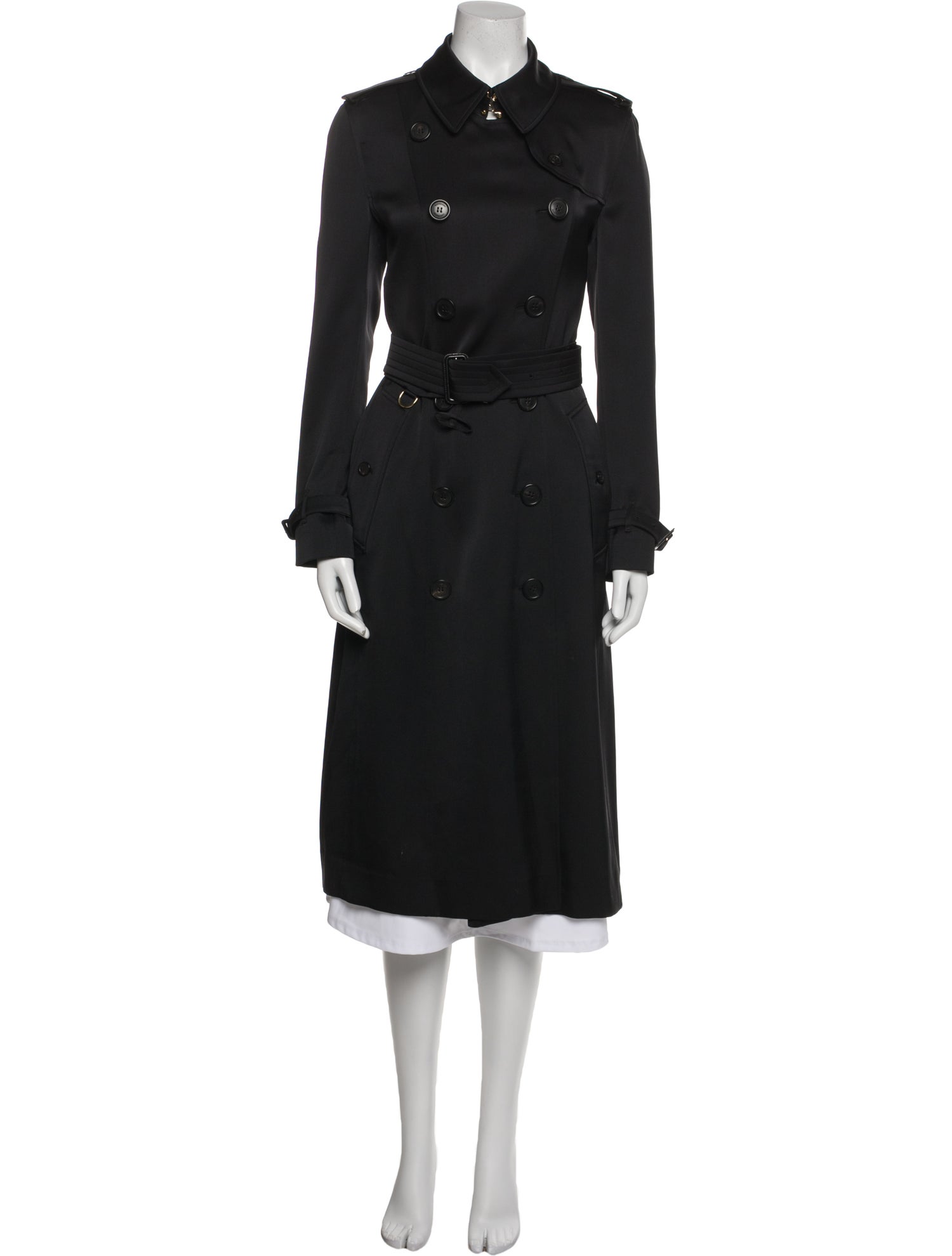 Burberry Silk Trench Coat w/ Tags