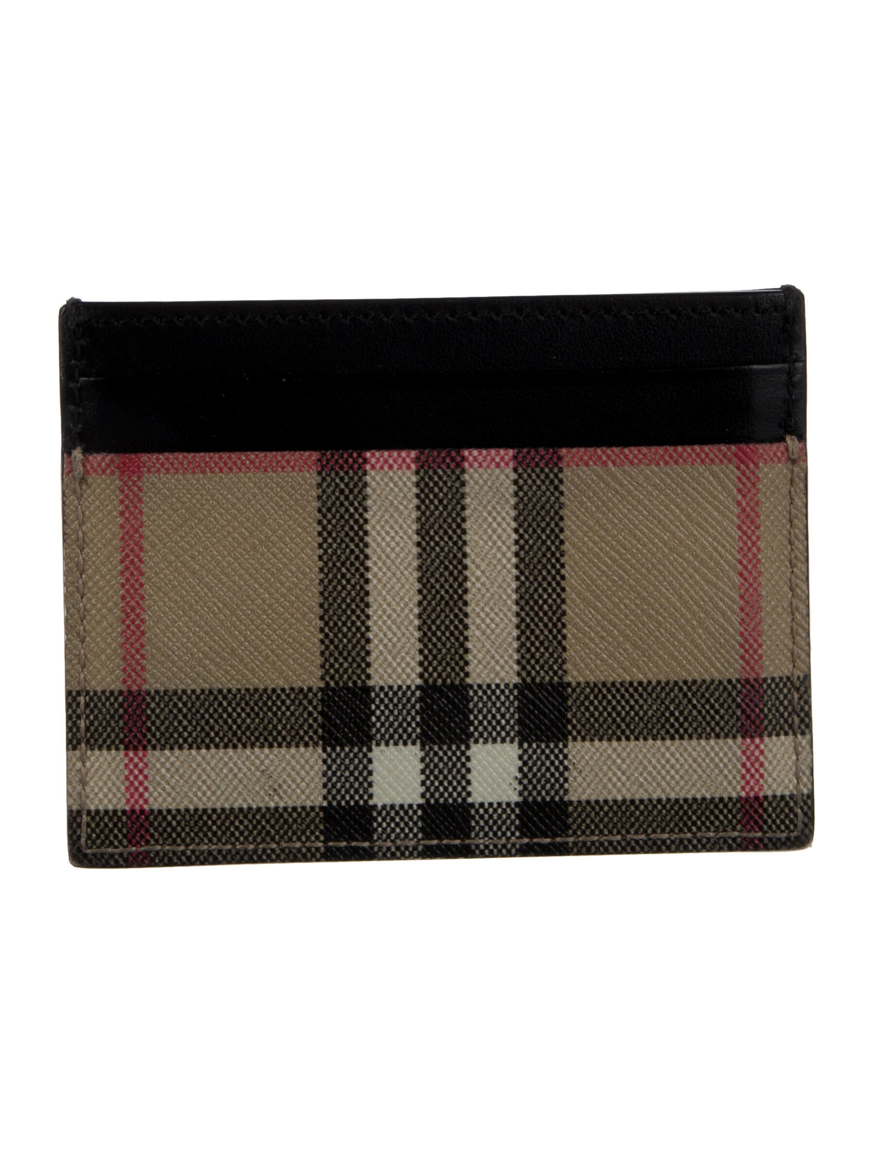 Burberry Leather Printed Wallet w/ Tags
