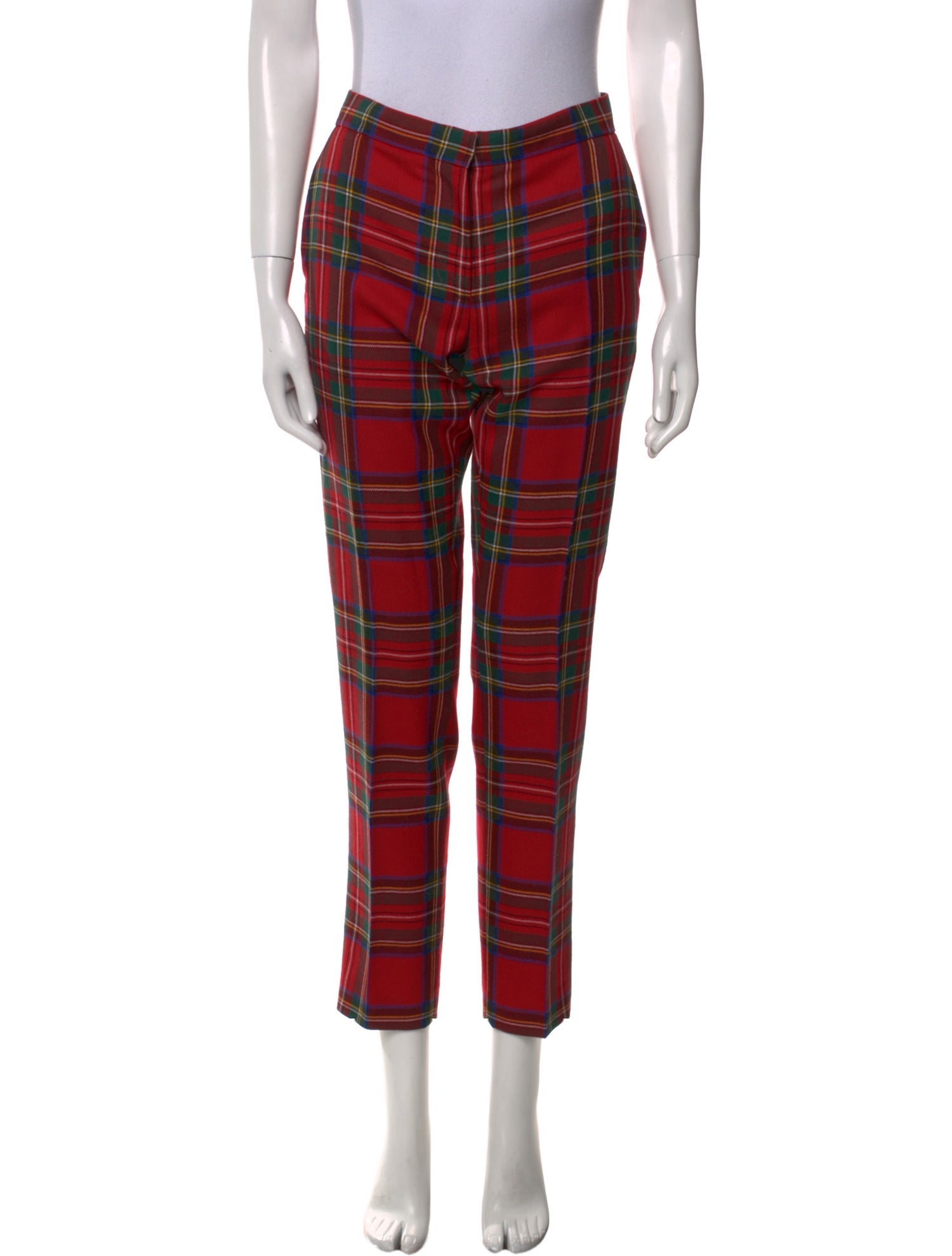 Burberry Wool Straight Leg Pants