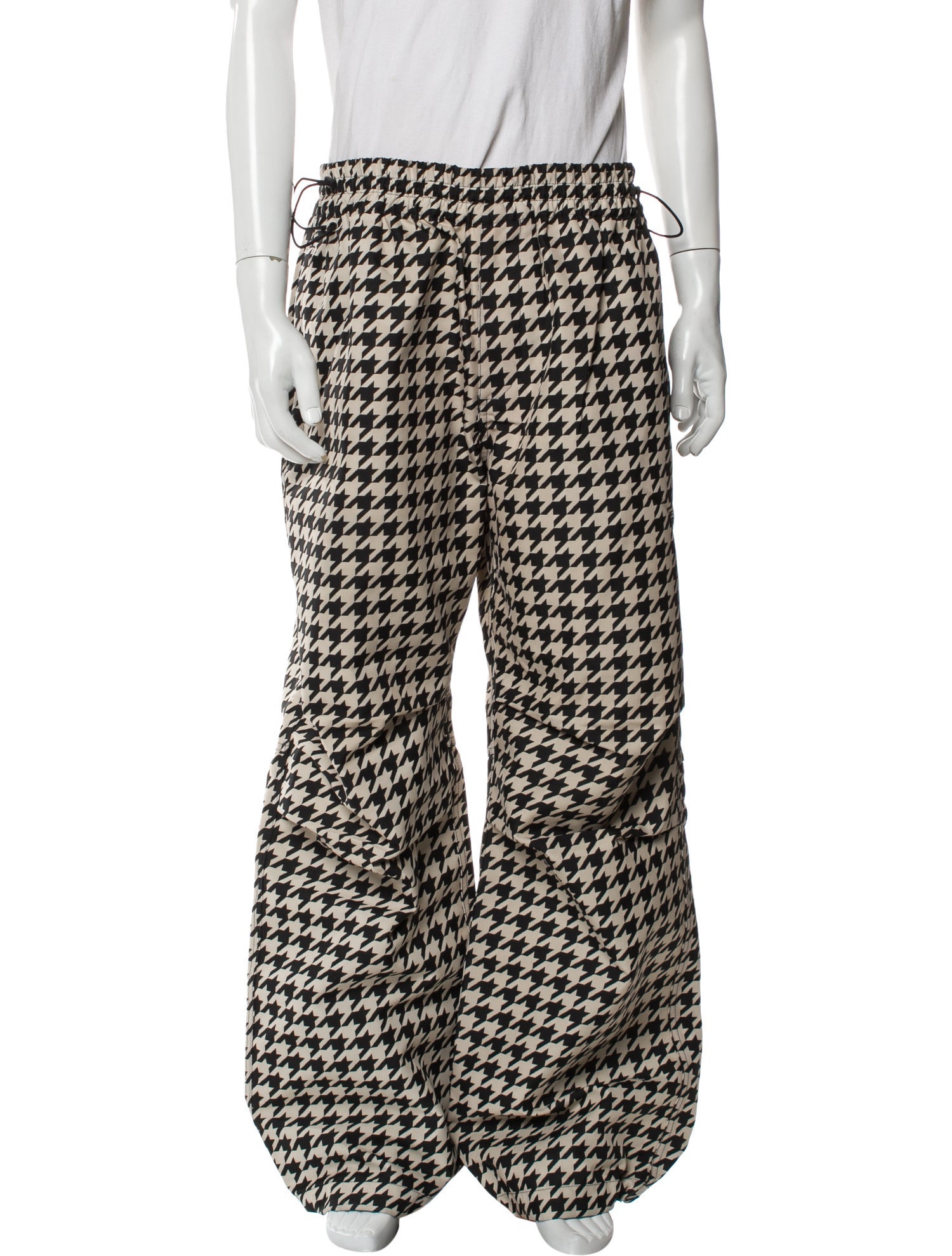 Burberry Houndstooth Print Pants