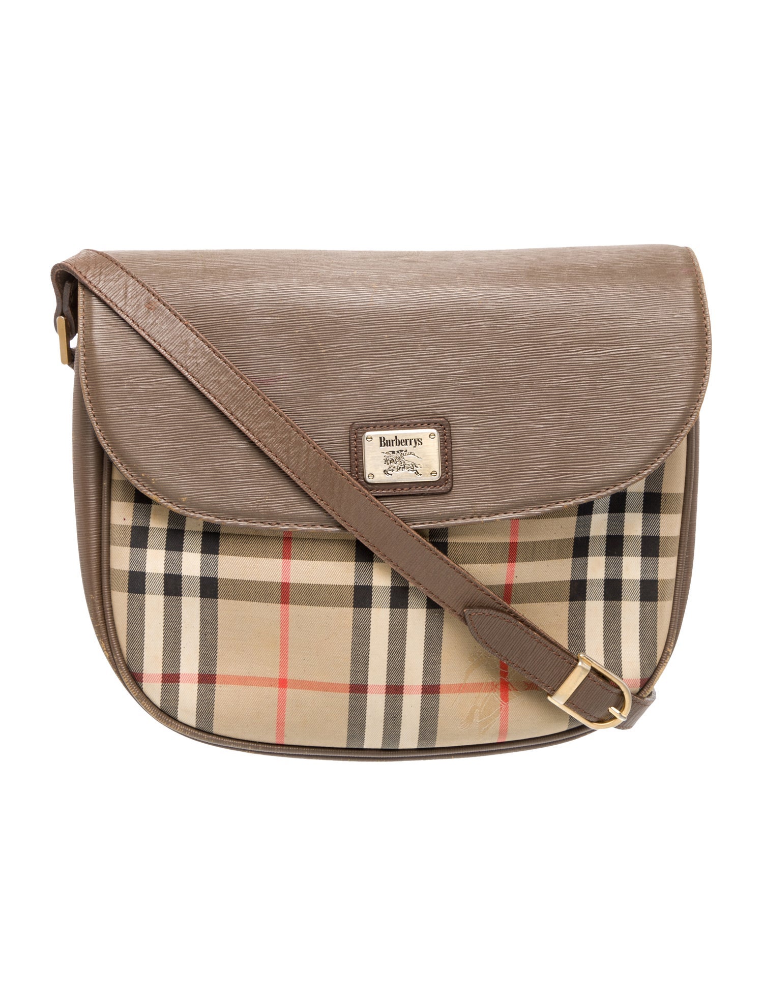 Burberry Canvas Top Handle Bag