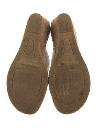 Burberry Leather Espadrilles