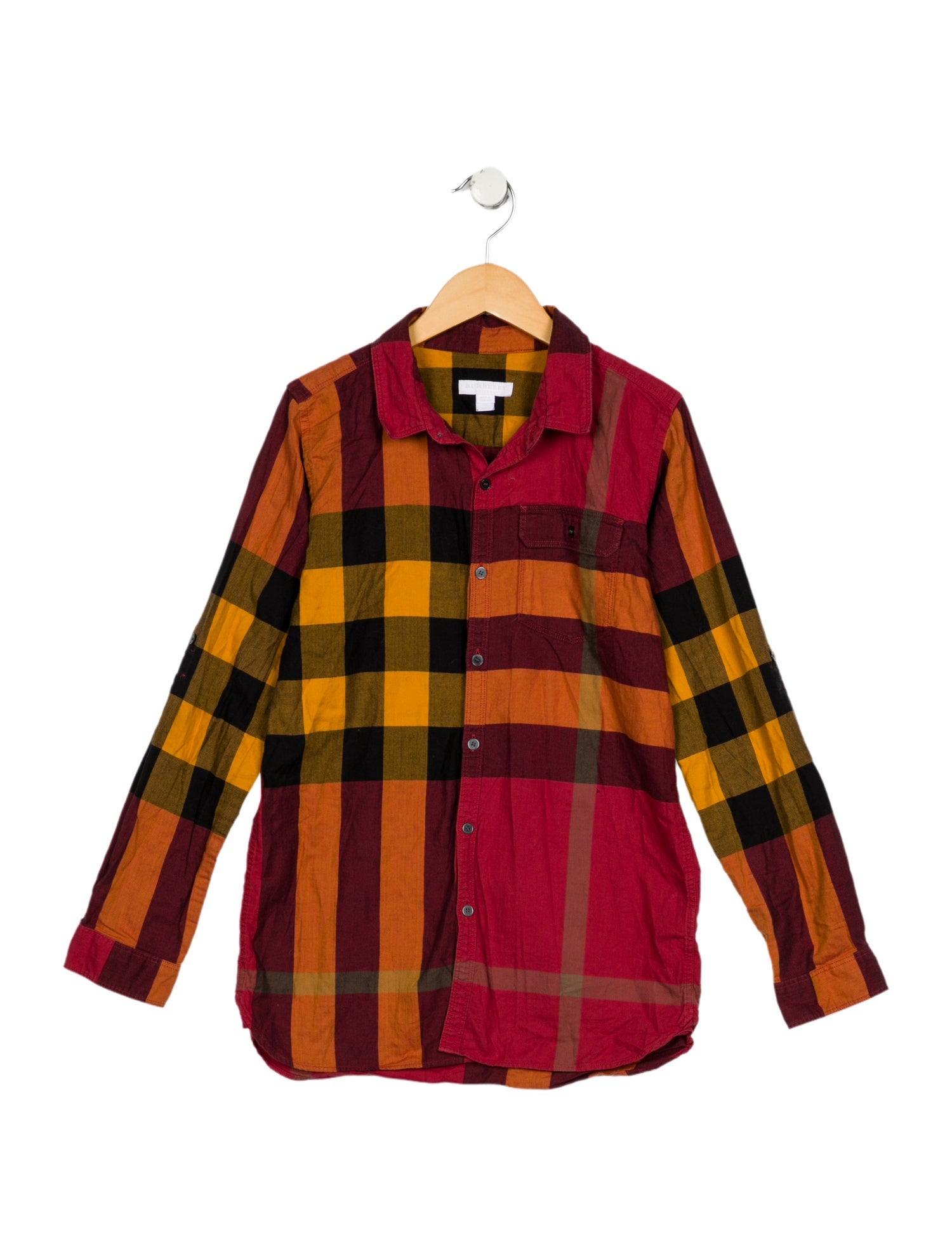 Burberry Long Sleeve Button Up