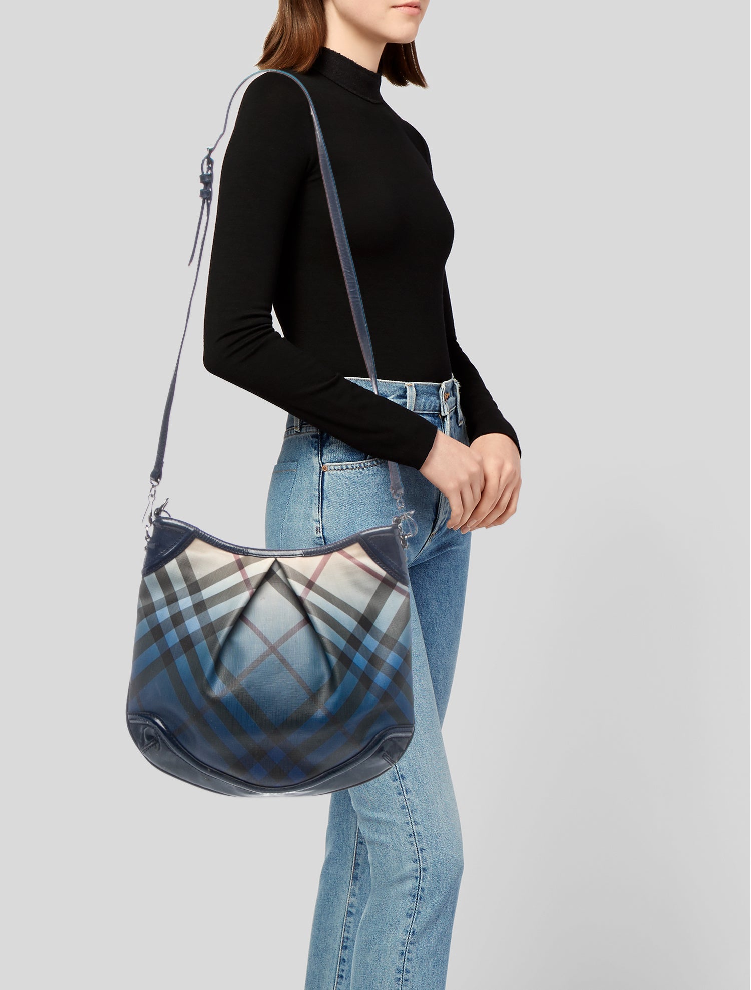 Burberry Super Nova Check Shoulder Bag
