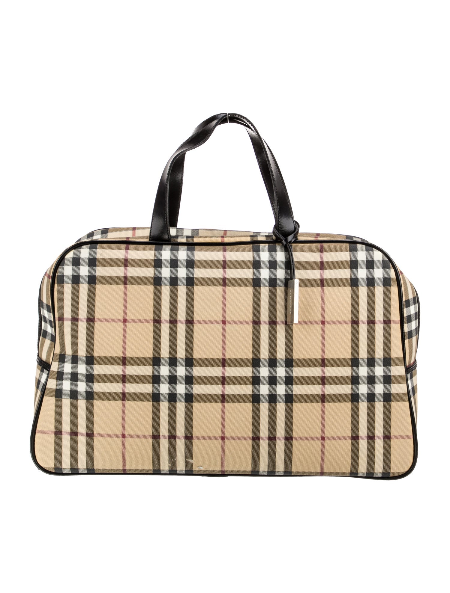 Burberry Nova Check Top Handle Bag