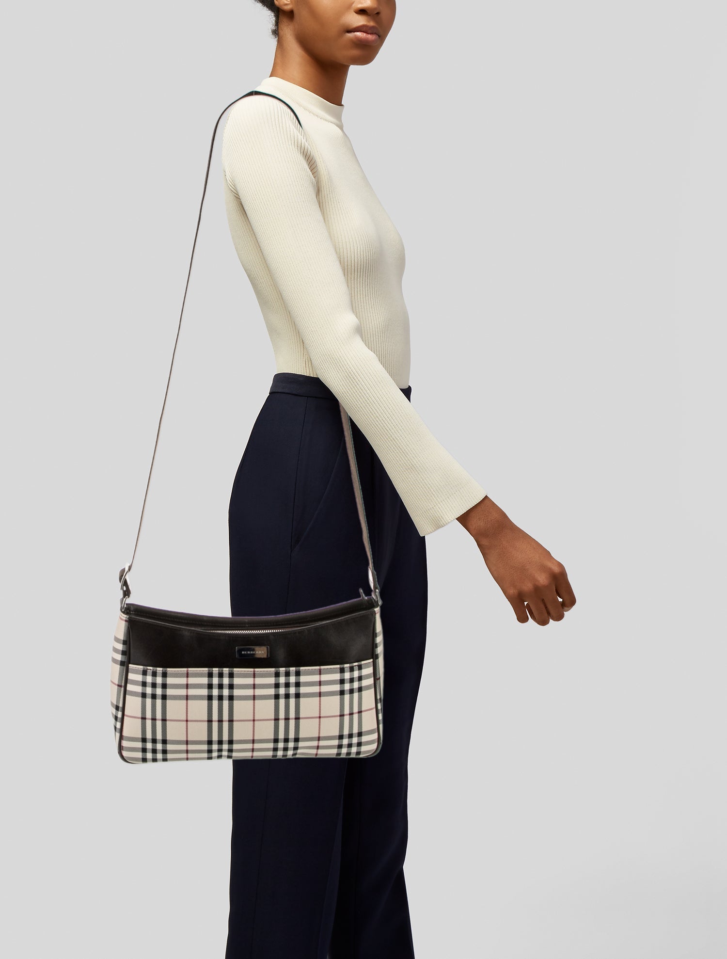 Burberry Canvas Shoulder Bag