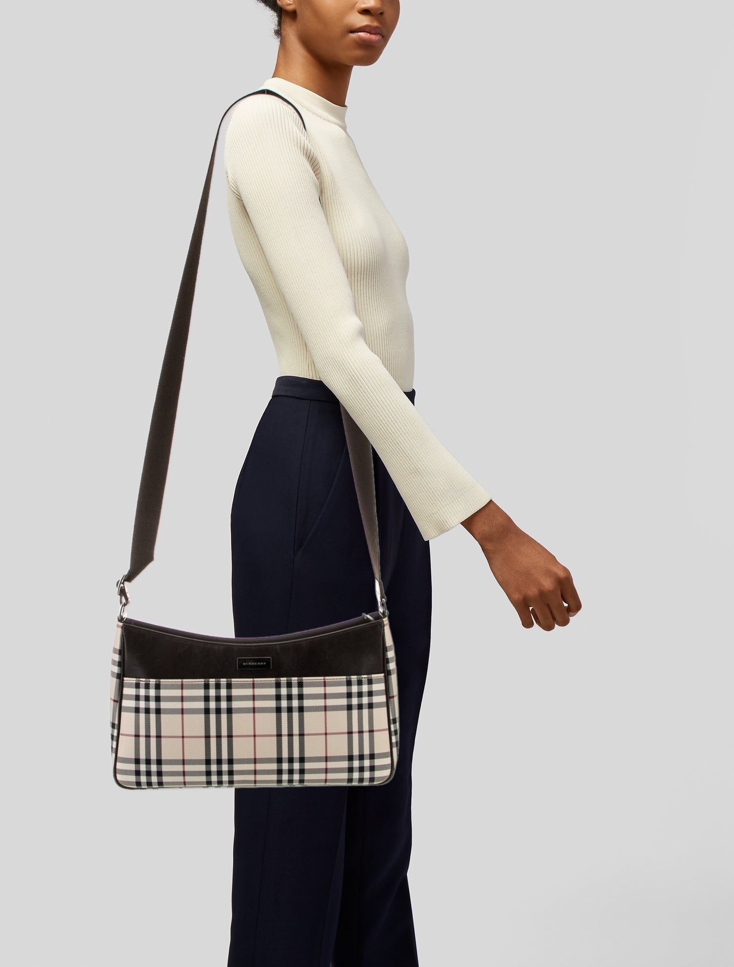 Burberry Canvas Shoulder Bag