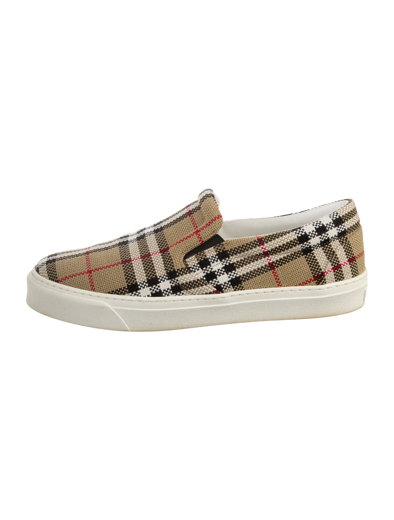 Burberry House Check Pattern Sneakers