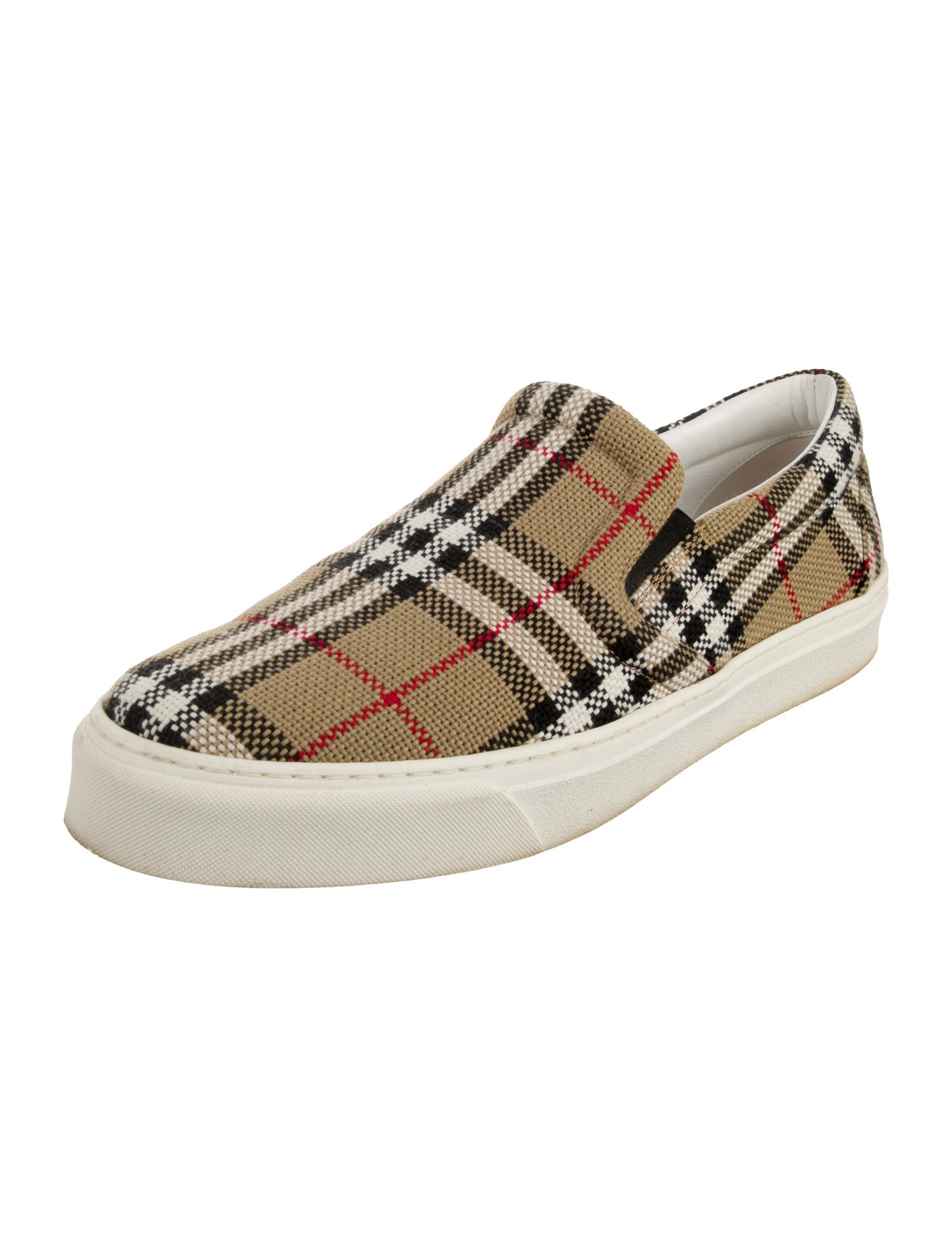 Burberry House Check Pattern Sneakers