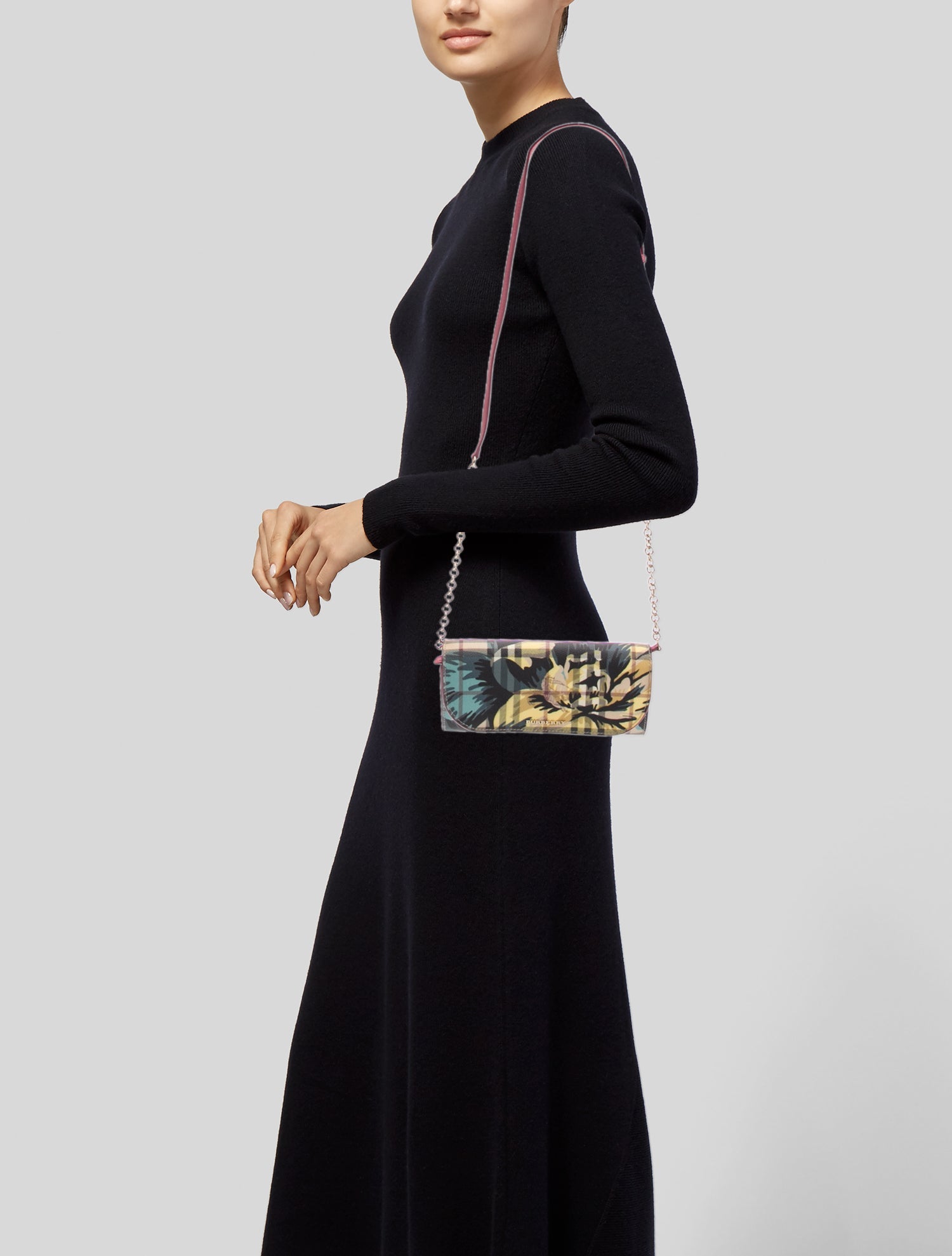 Burberry Haymarket Check Shoulder Bag