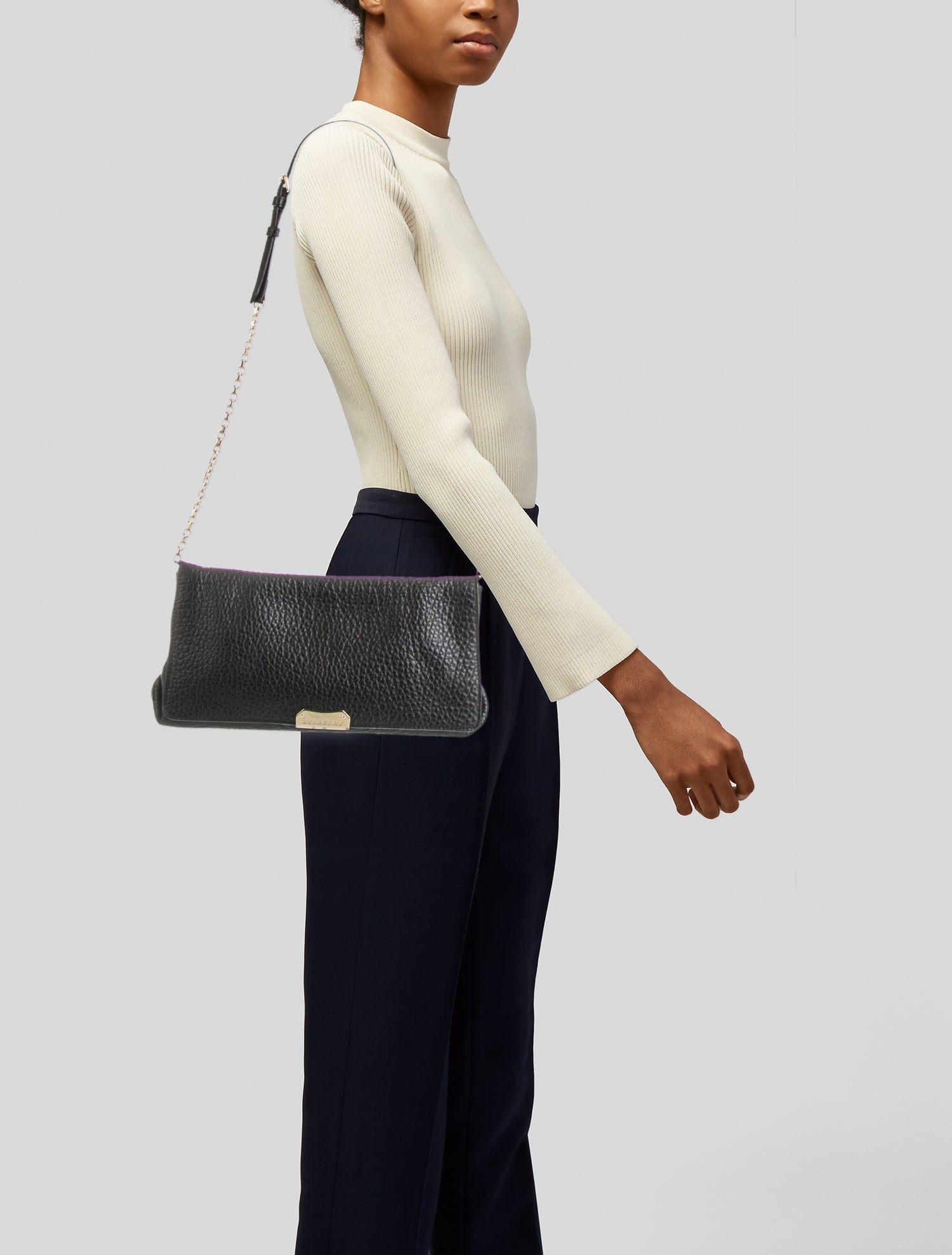 Burberry Leather Clutch