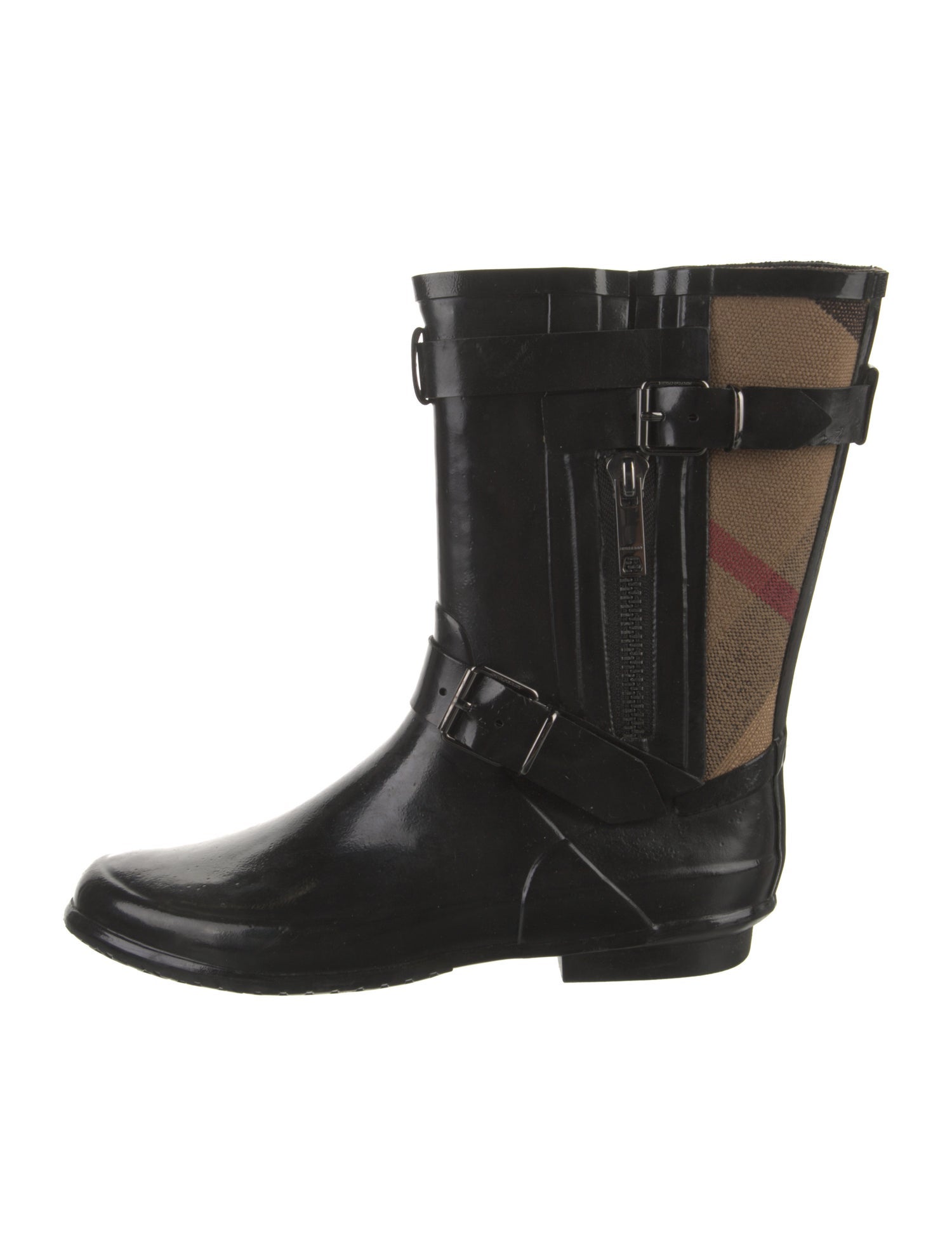 Burberry House Check Pattern Rubber Boots