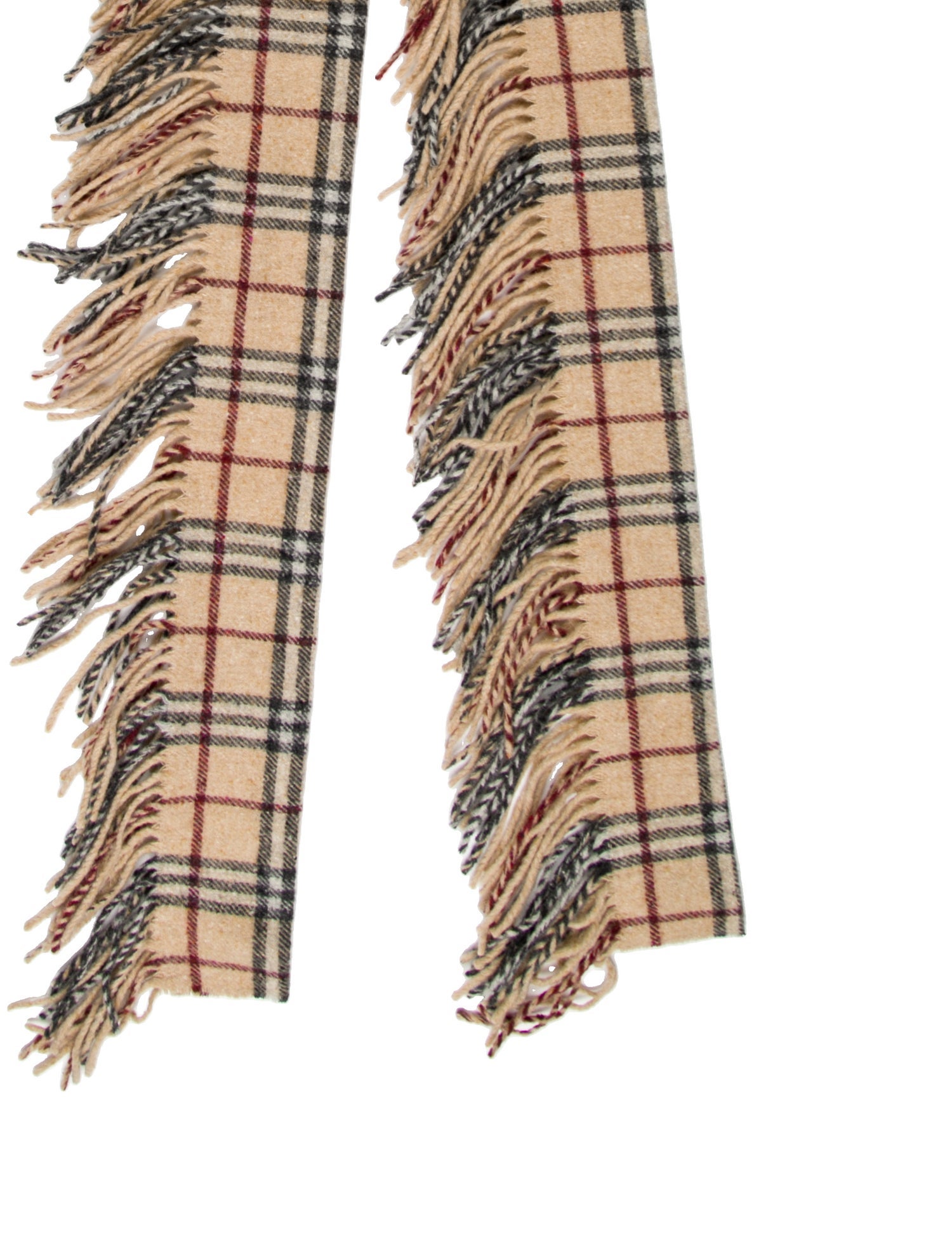 Burberry Lambswool Nova Check Pattern Scarf