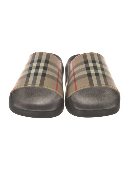 Burberry Nova Check Pattern Rubber Slides