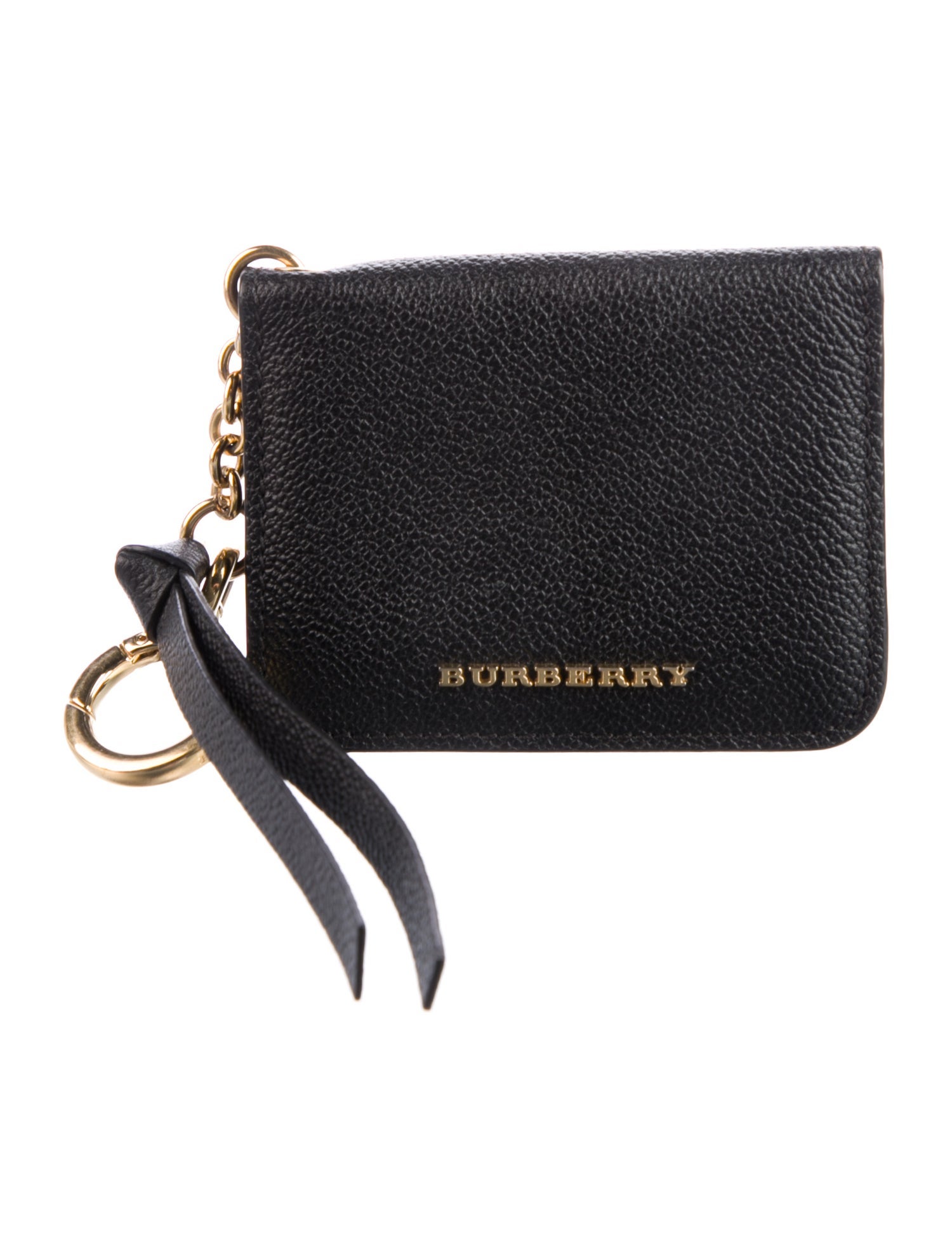 Burberry Leather Printed Wristlet