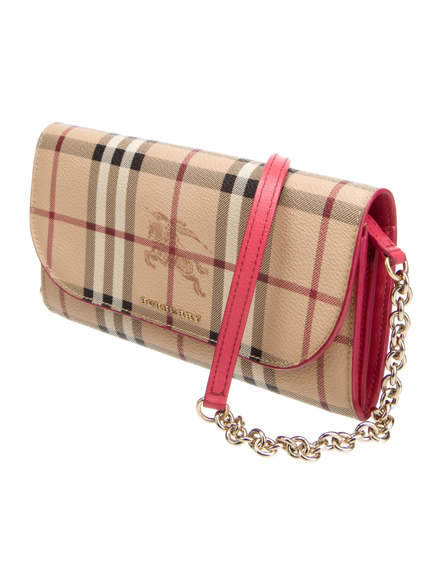 Burberry Haymarket Check Shoulder Bag