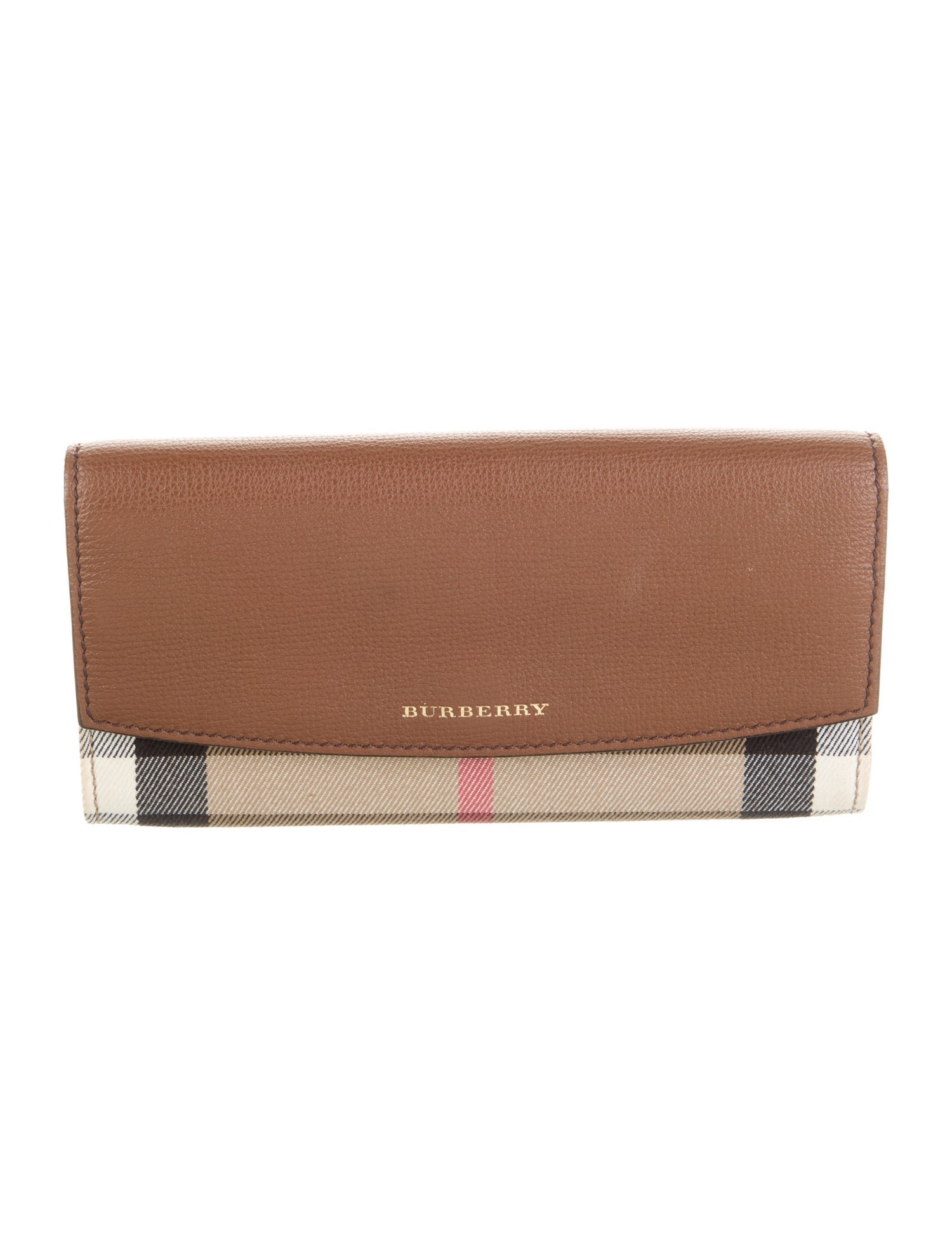 Burberry Canvas Printed Continental Wallet