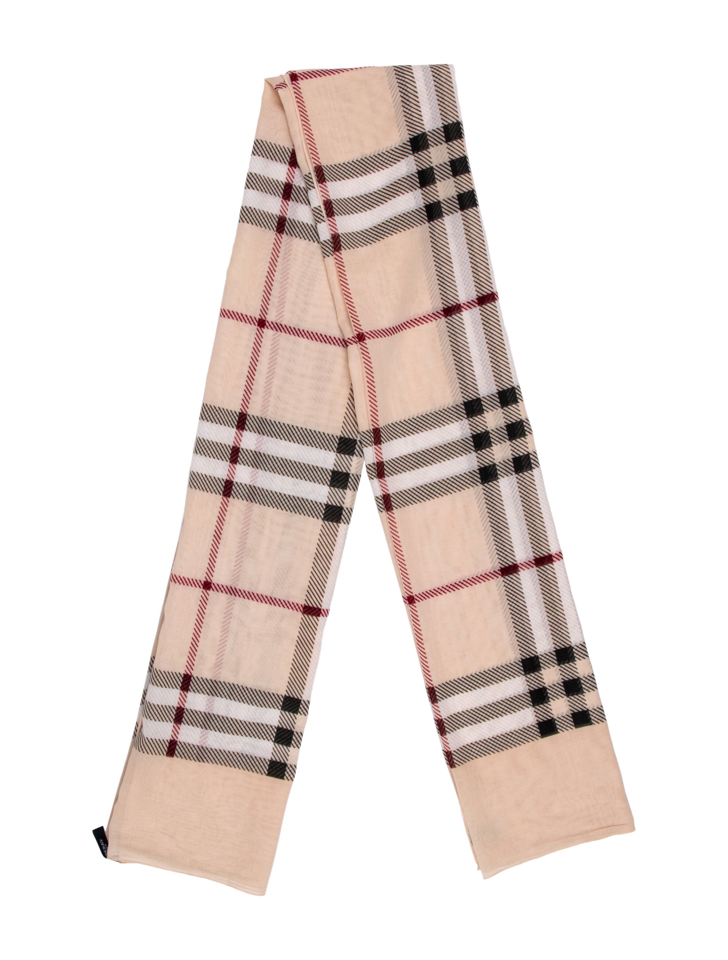 Burberry London House Check Pattern Shawl