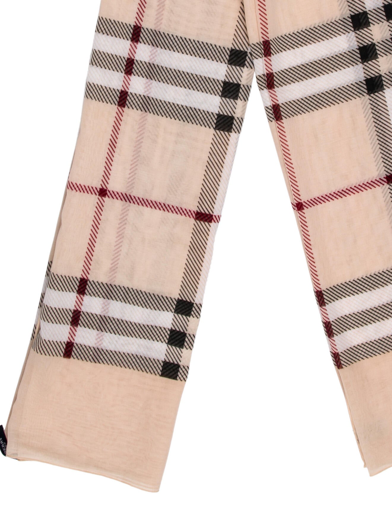 Burberry London House Check Pattern Shawl