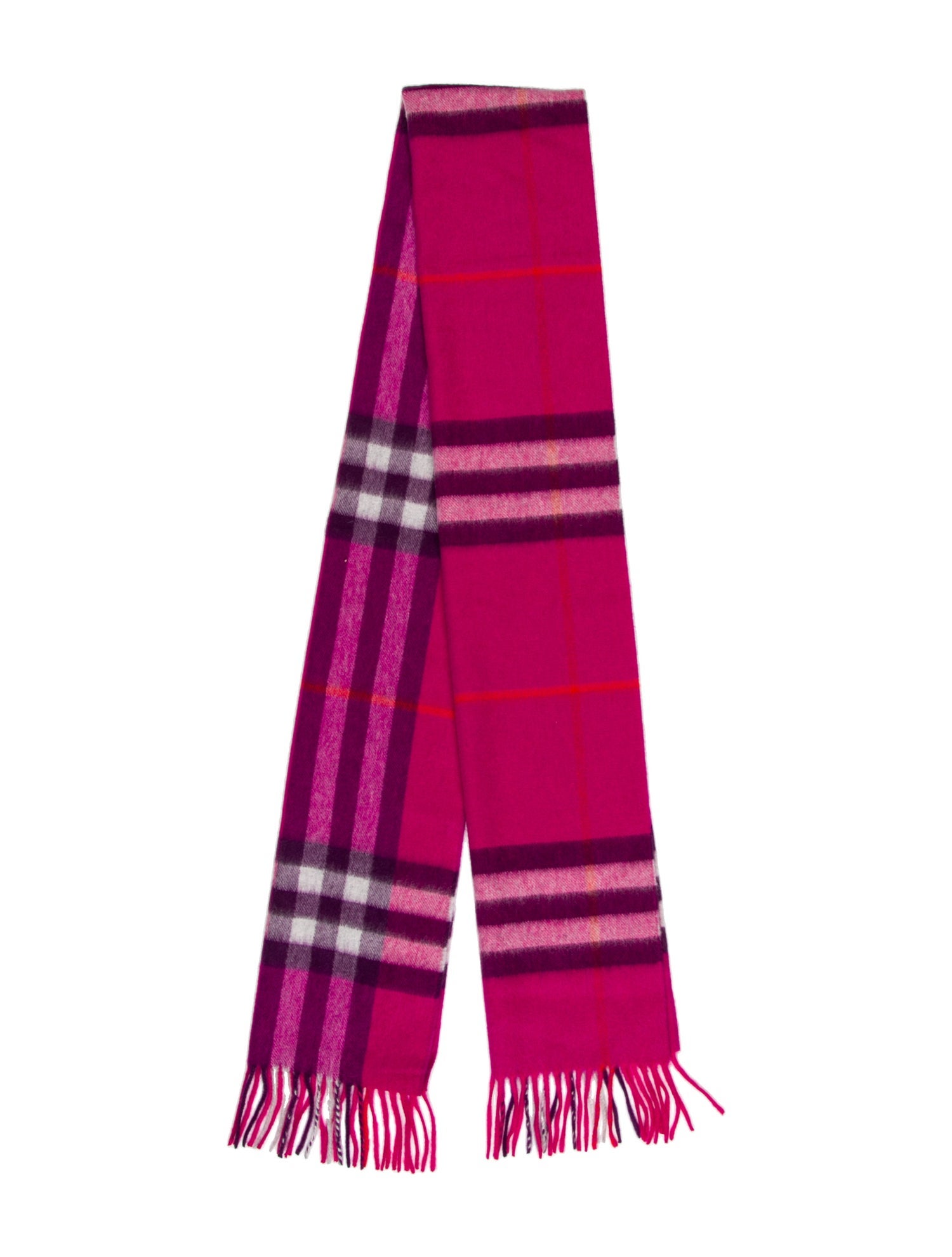 Burberry Cashmere House Check Pattern Scarf w/ Tags